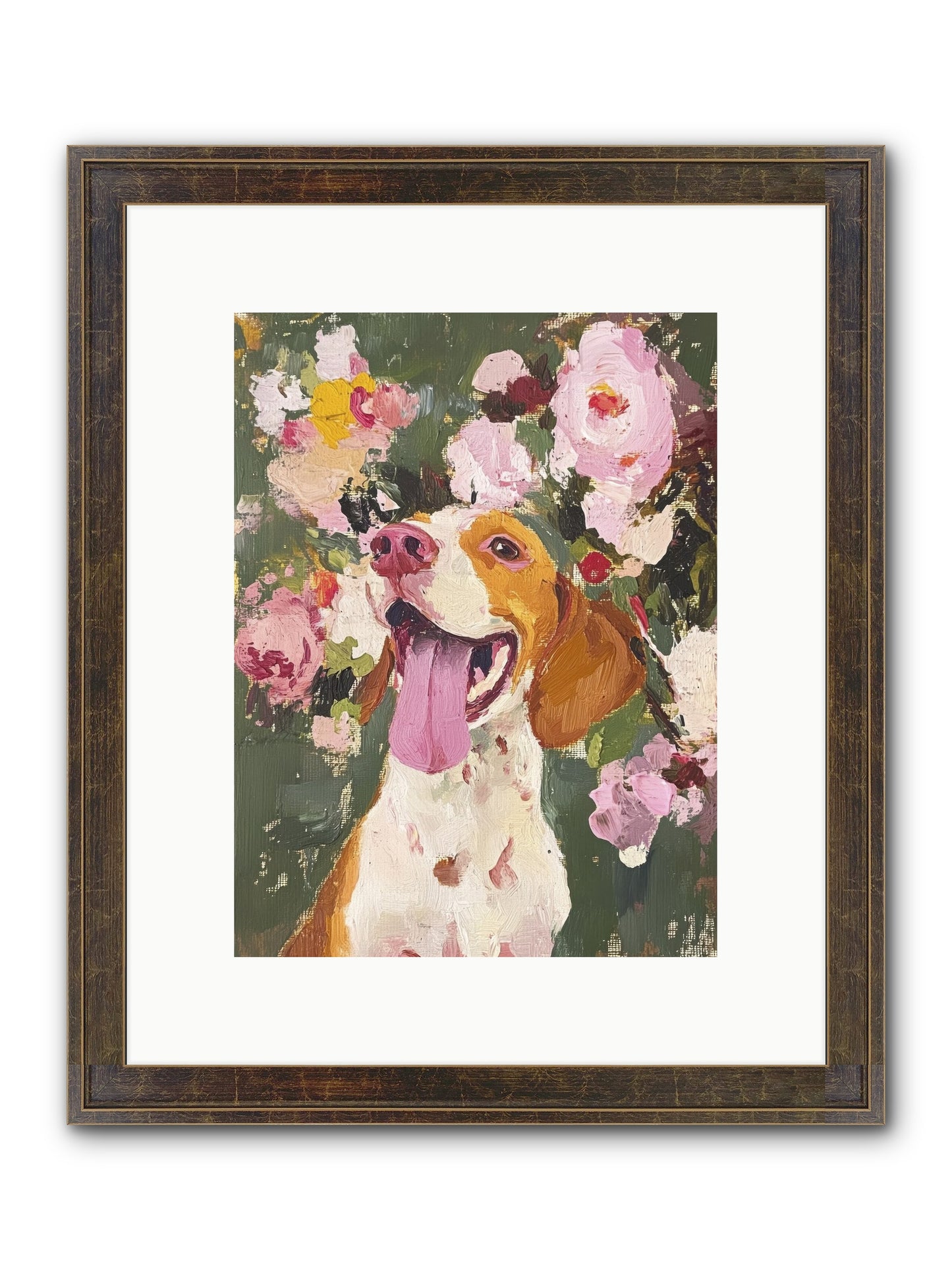 Pure Joy Embodied Framed Print - Slimwoods Black/Gold 9x12