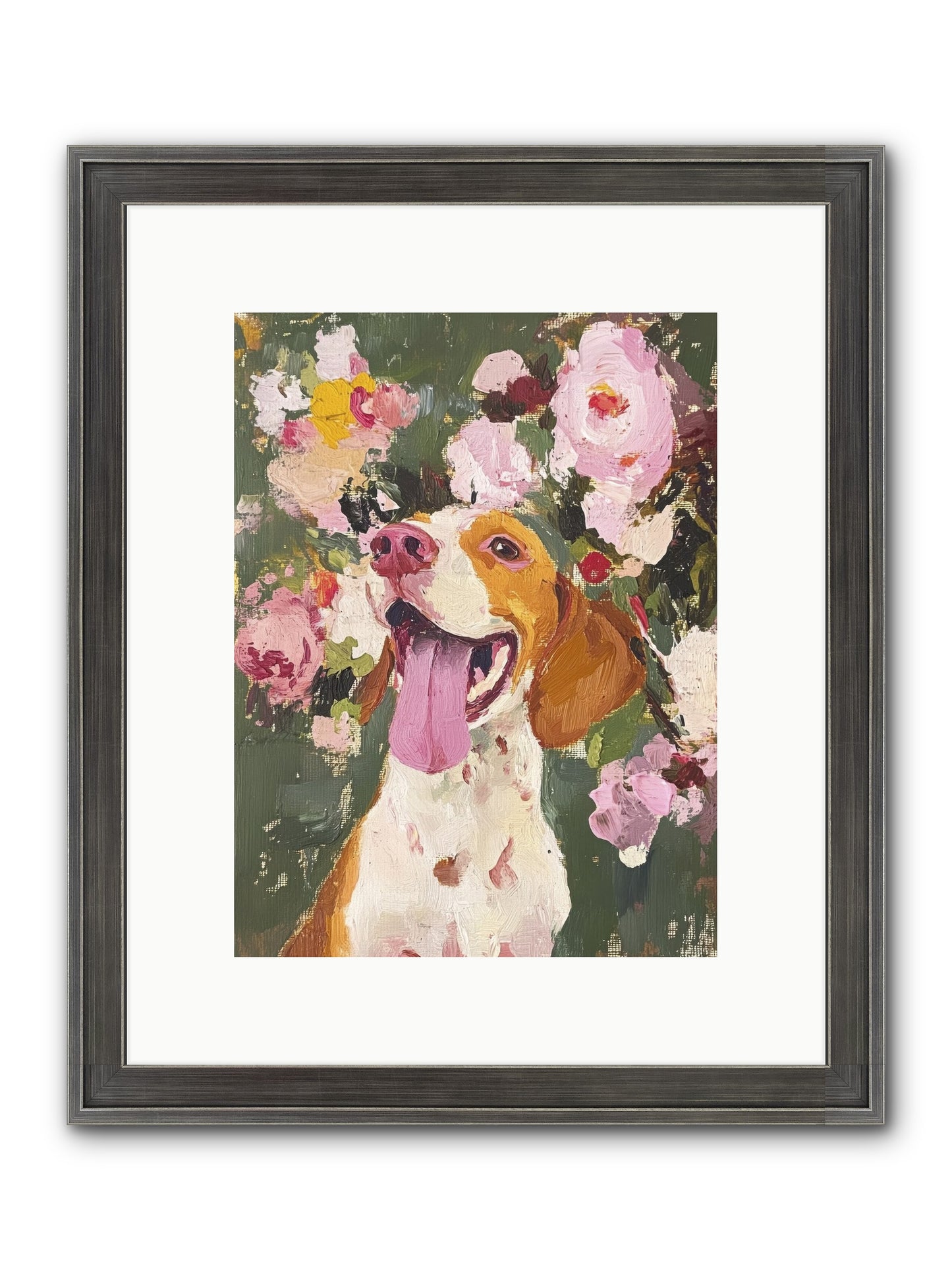 Pure Joy Embodied Framed Print - Slimwoods Black/Silver 9x12