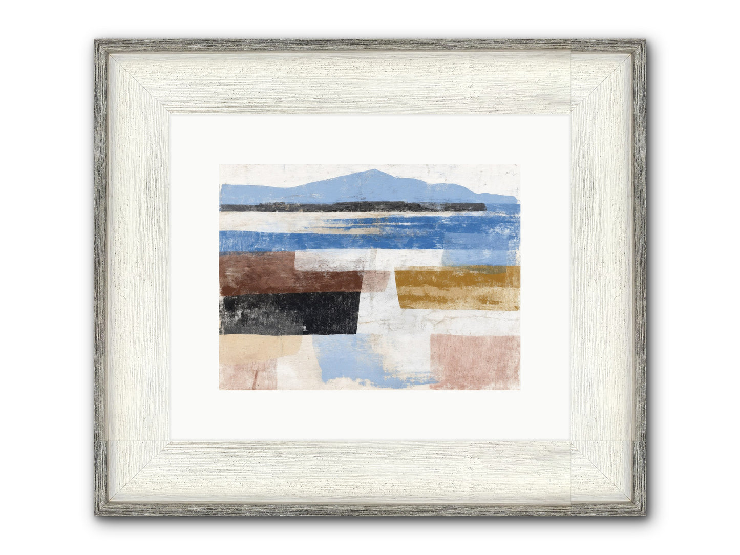 Pyralis Crest Framed Print - Driftwood White 12x9