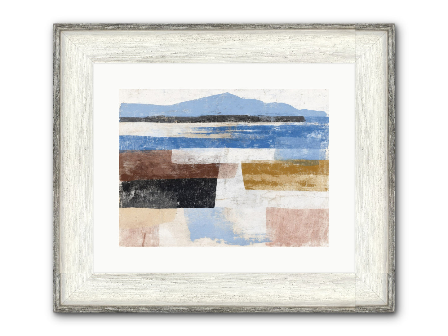 Pyralis Crest Framed Print - Driftwood White 16x12