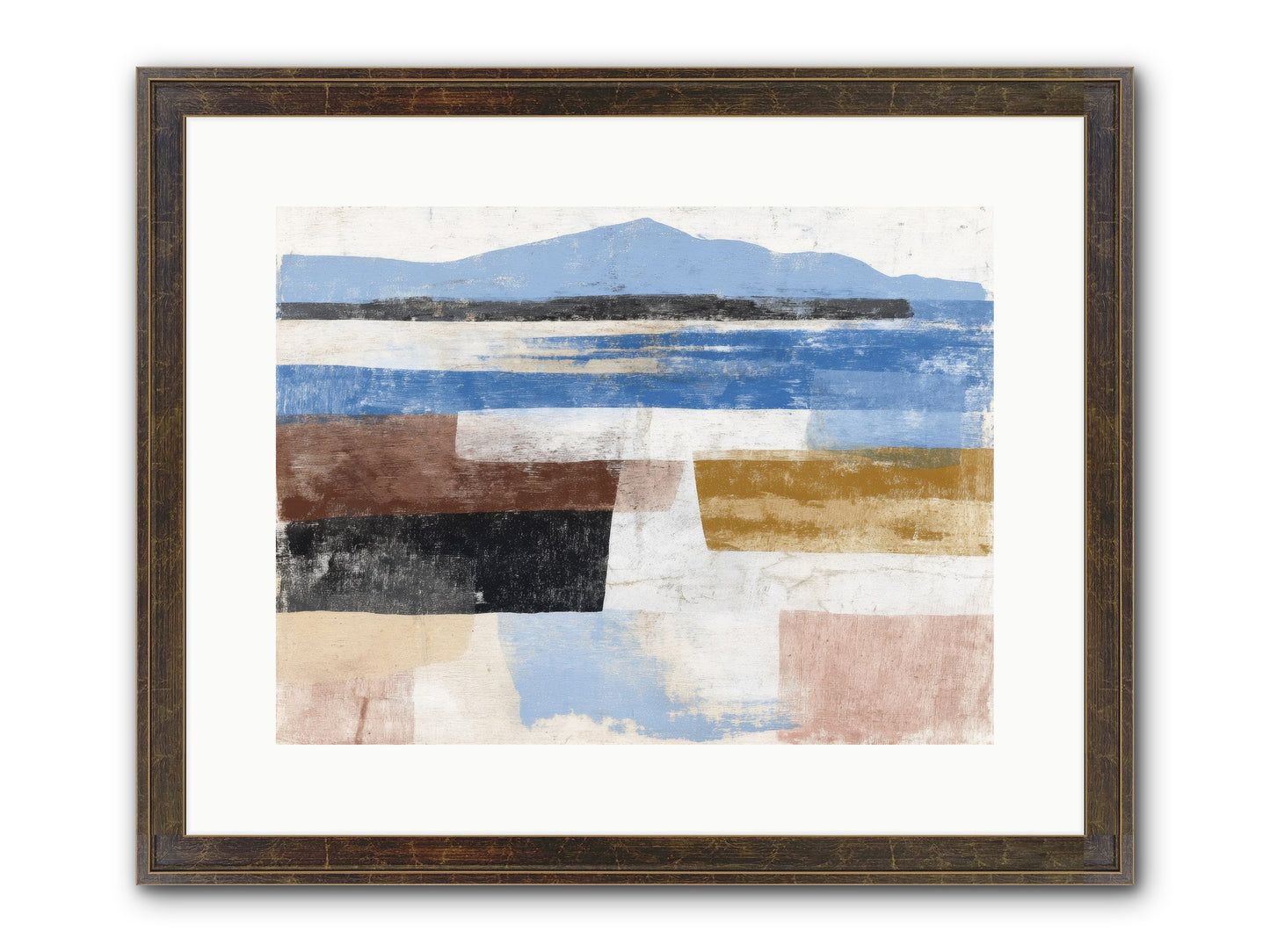 Pyralis Crest Framed Print - Slimwoods Black/Gold 16x12