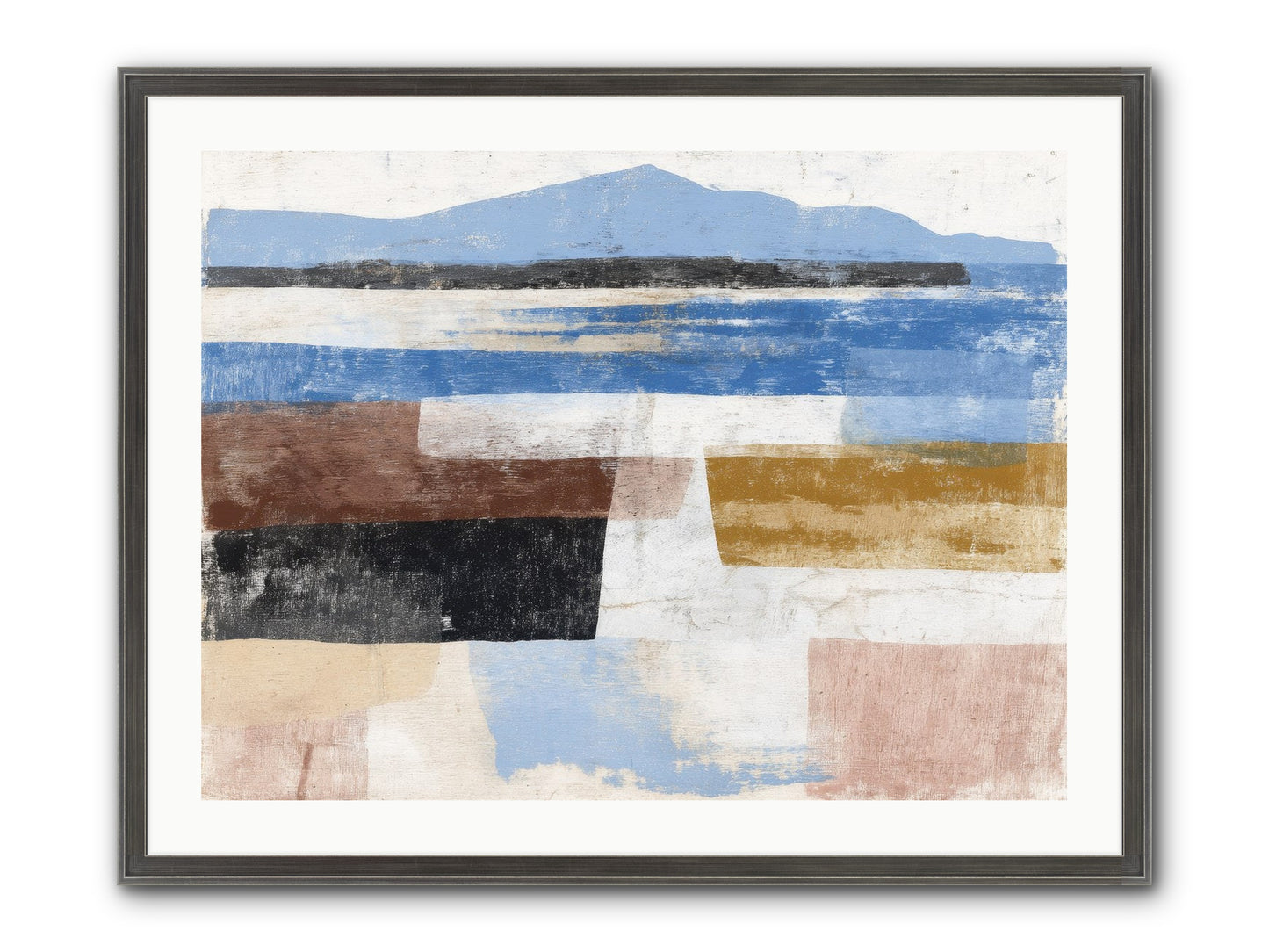 Pyralis Crest Framed Print - Slimwoods Black/Silver 32x24