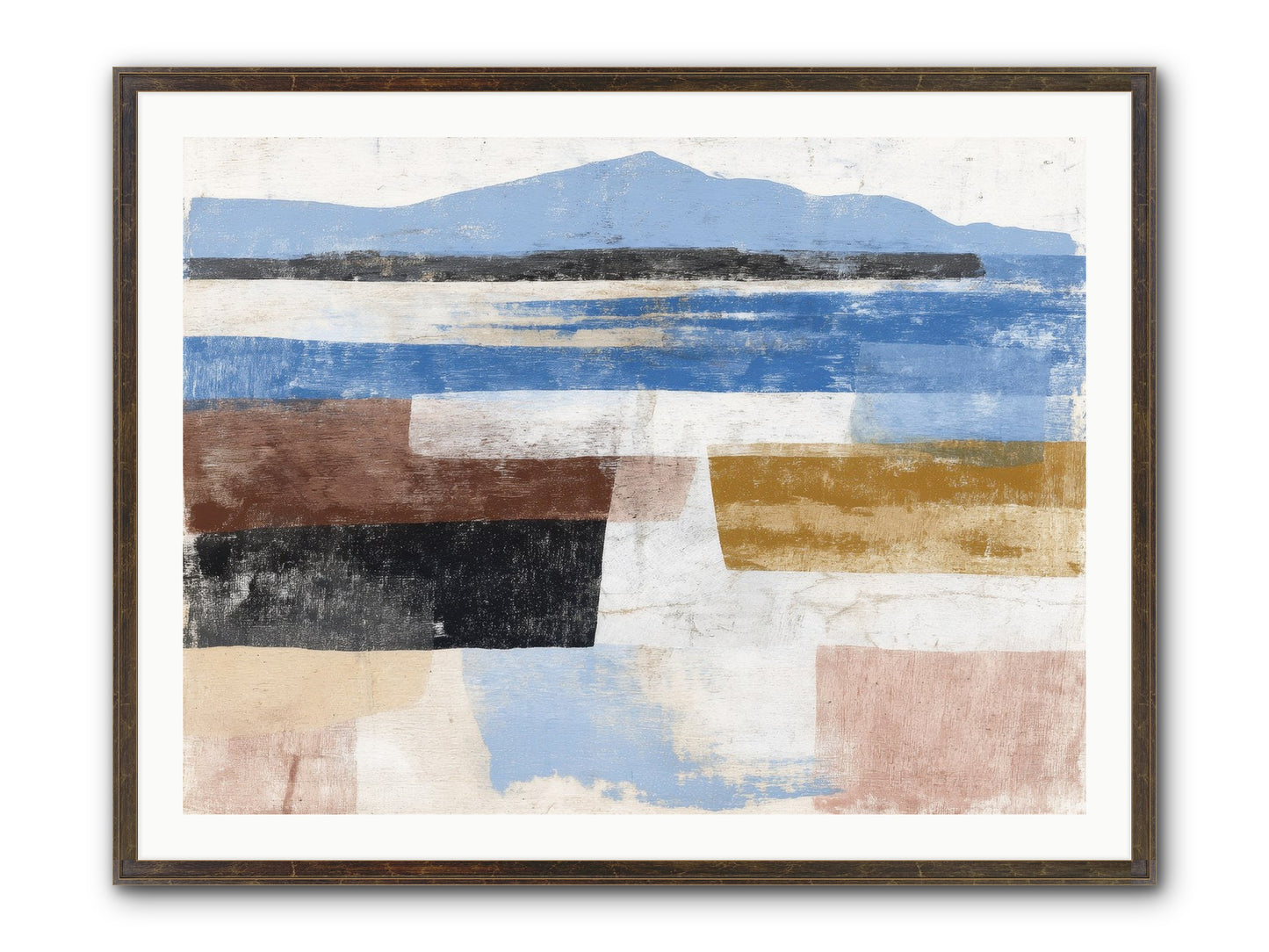 Pyralis Crest Framed Print - Slimwoods Black/Gold 40x30