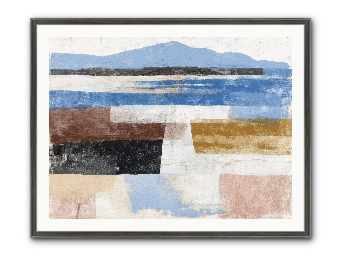 Pyralis Crest Framed Print - Slimwoods Black/Silver 40x30