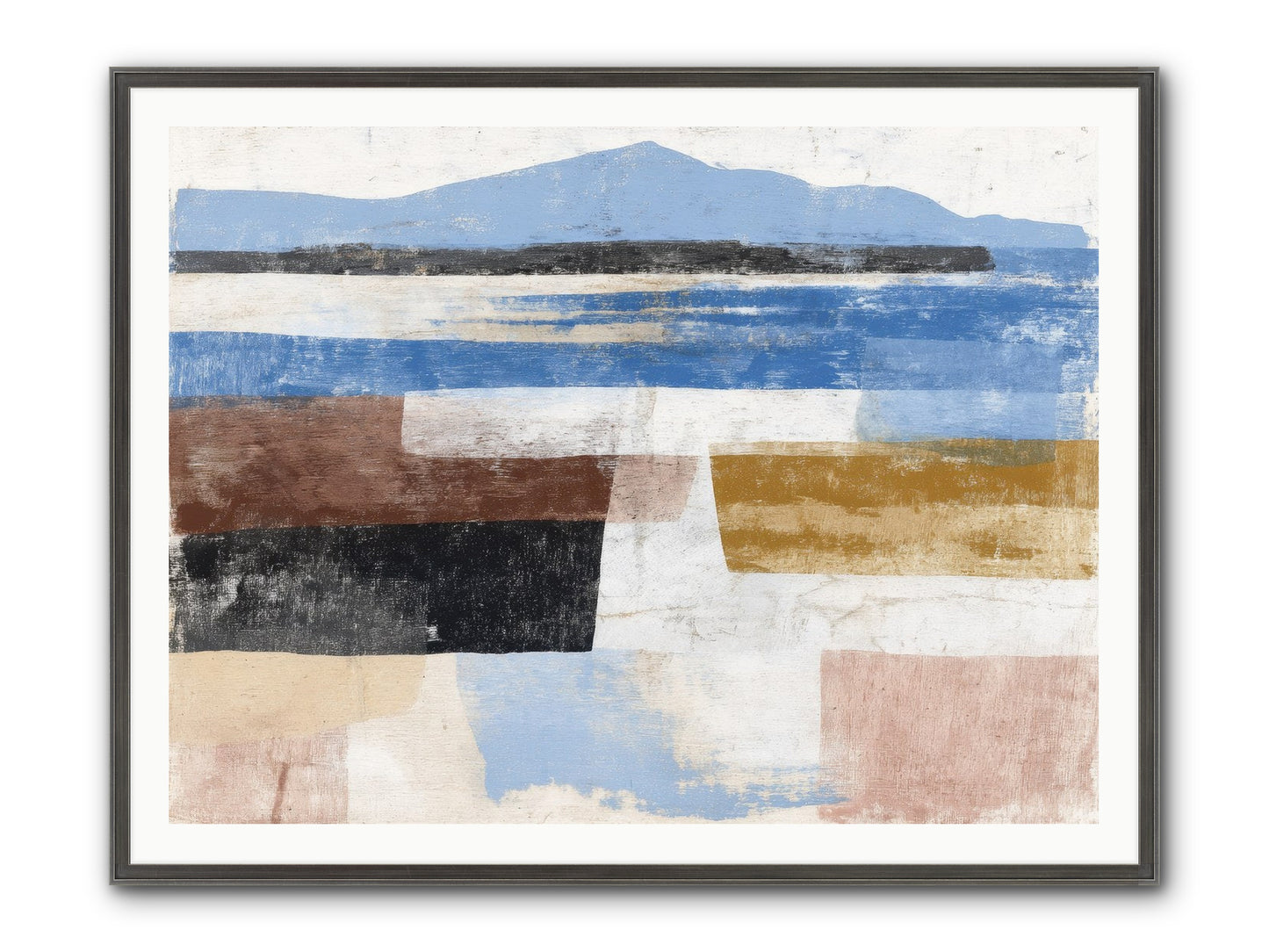 Pyralis Crest Framed Print - Slimwoods Black/Silver 48x36