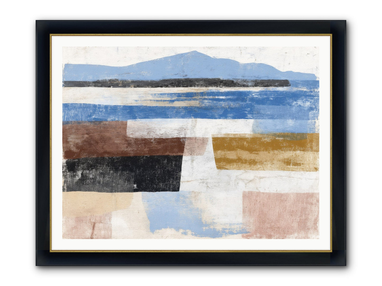 Pyralis Crest Framed Print - Wide Black w/Gold 48x36