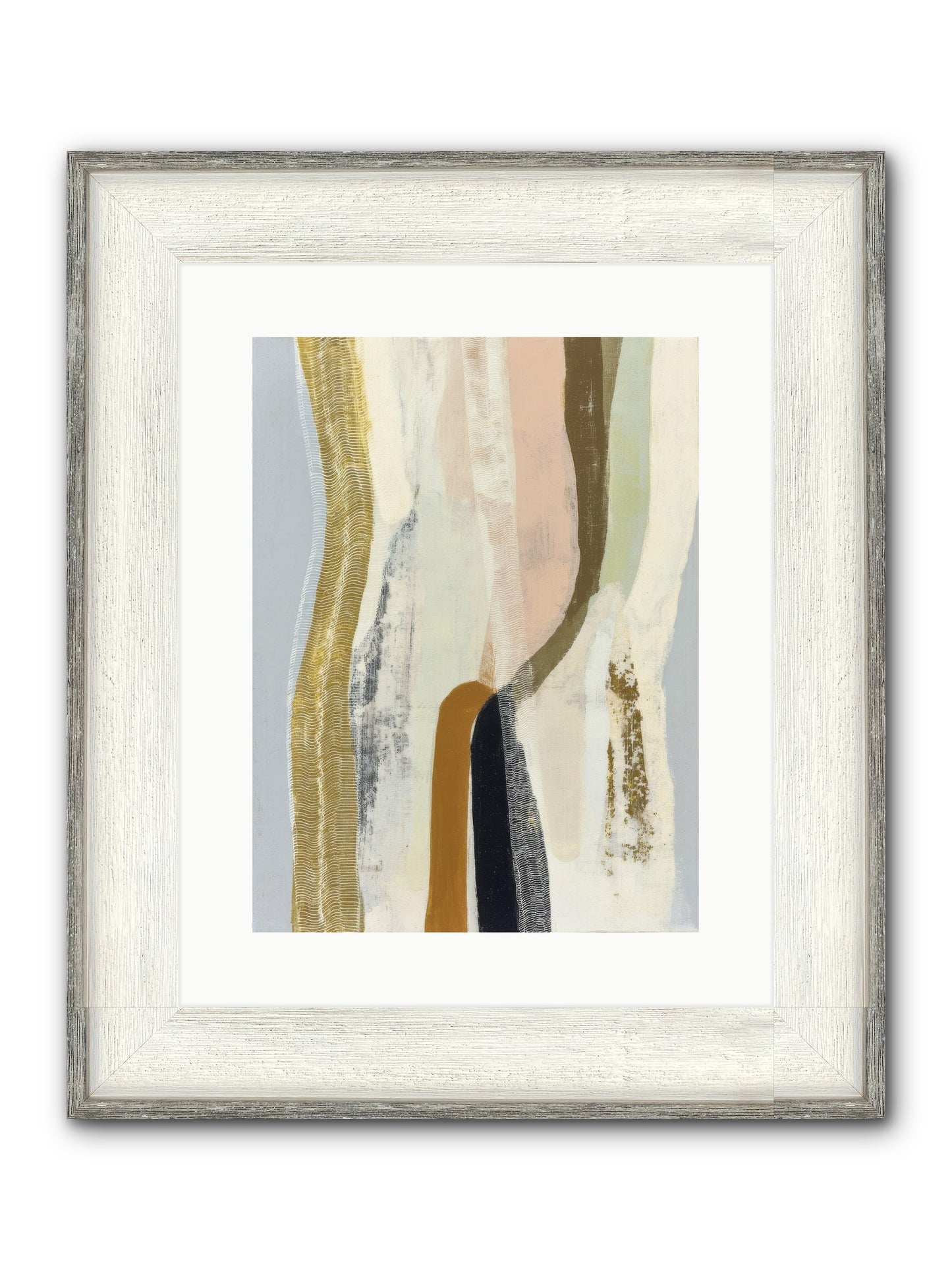 Quell Framed Print - Driftwood White 12x16