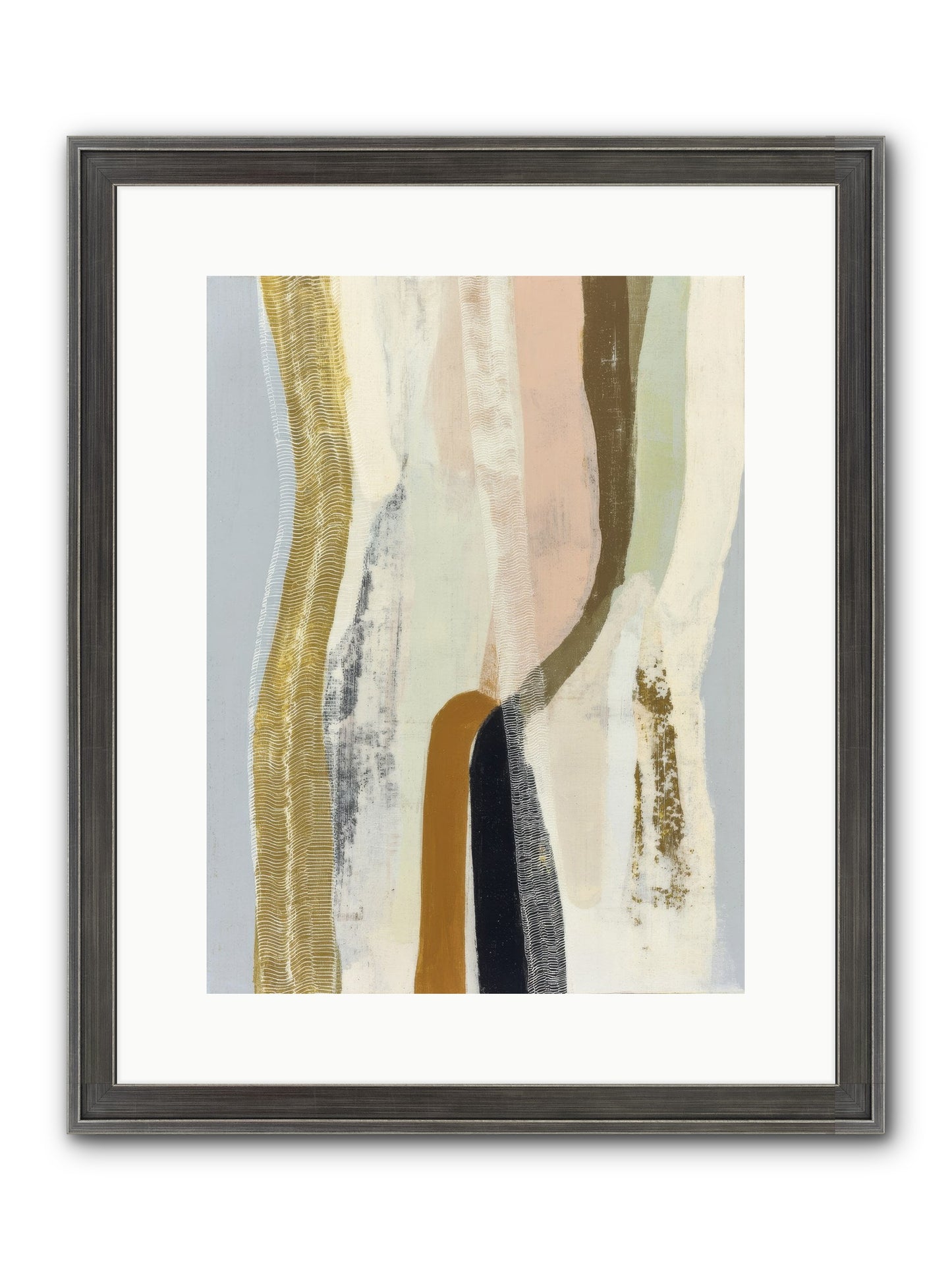 Quell Framed Print - Slimwoods Black/Silver 12x16