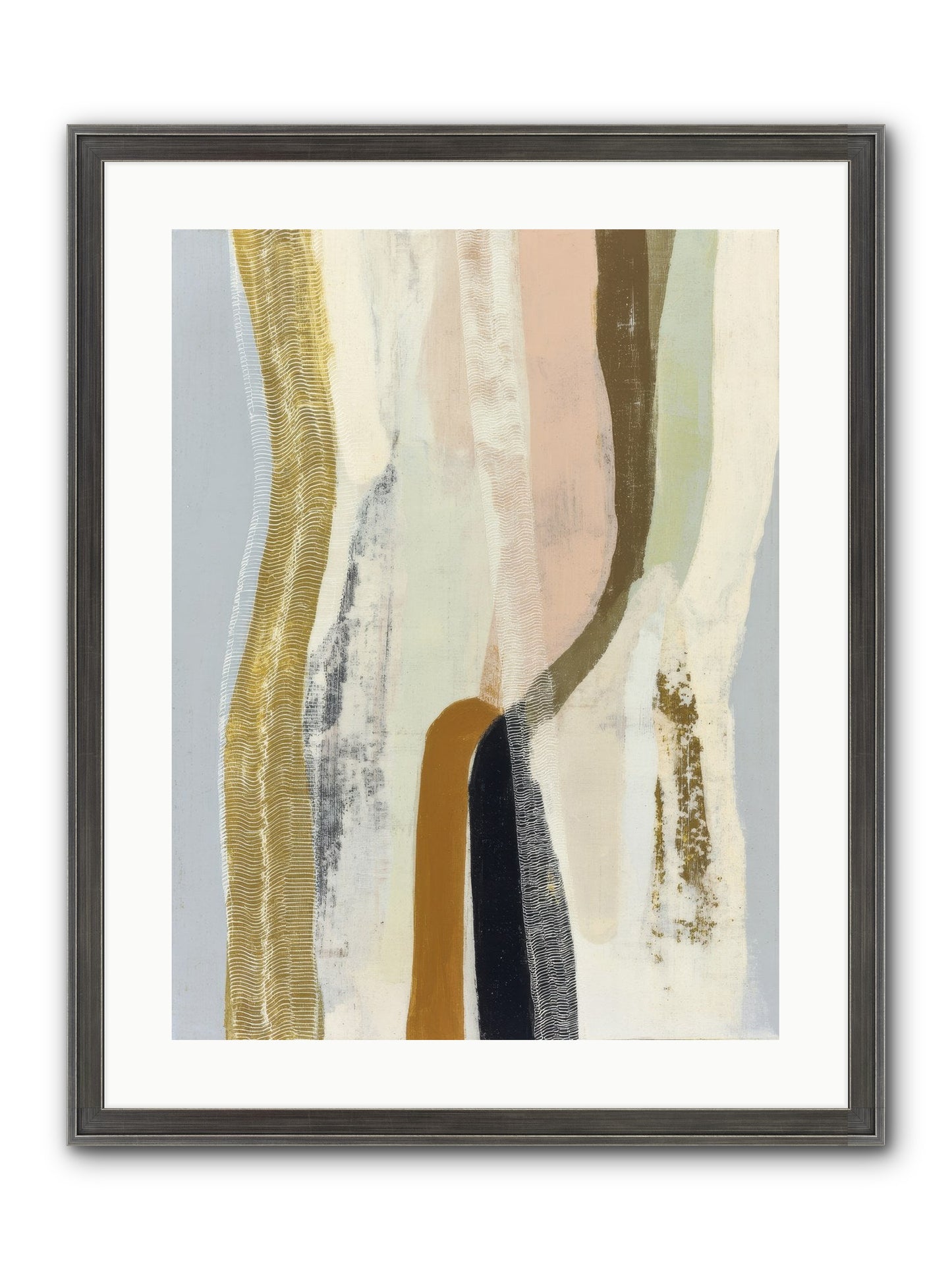 Quell Framed Print - Slimwoods Black/Silver 18x24