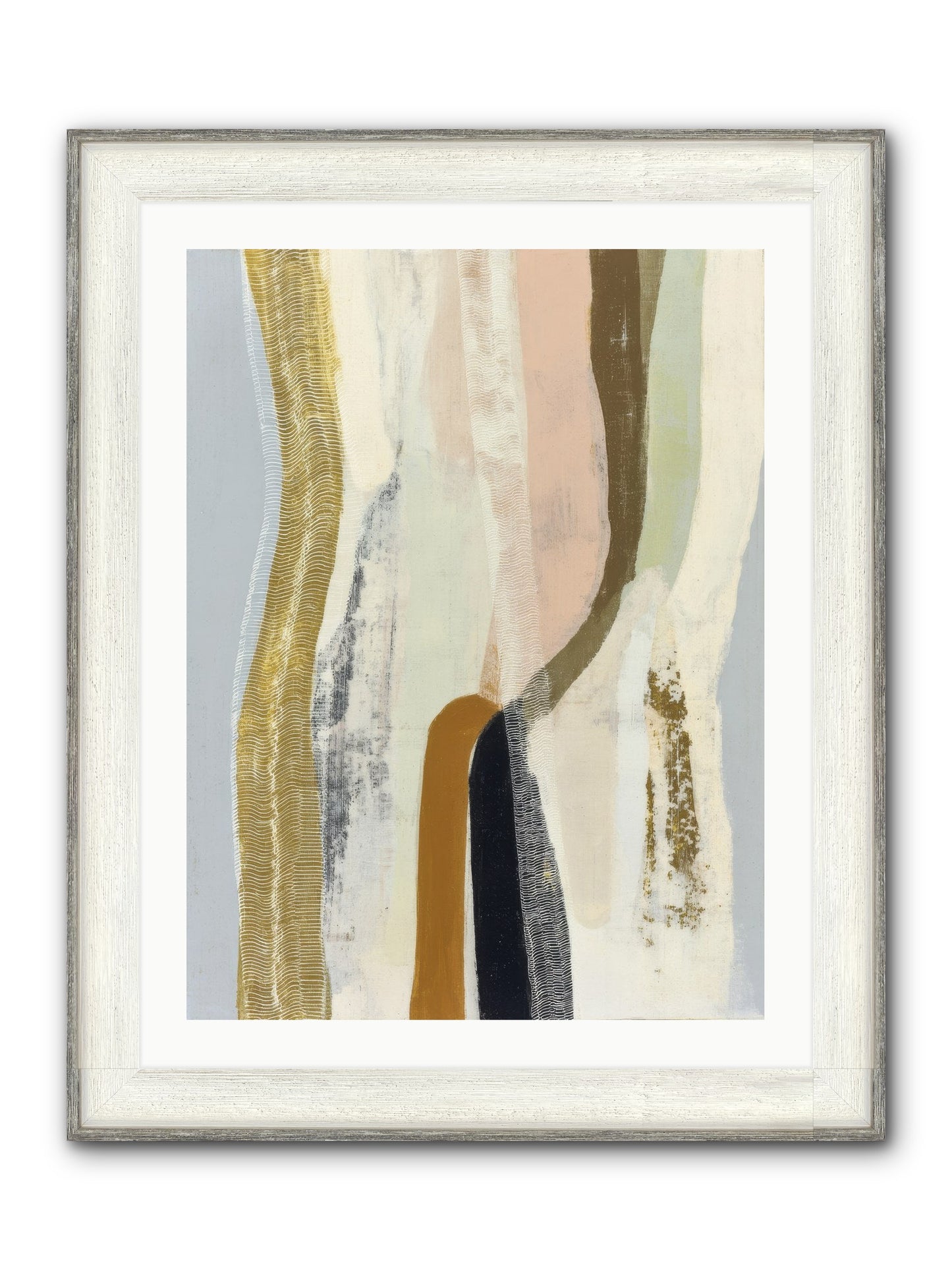 Quell Framed Print - Driftwood White 24x32