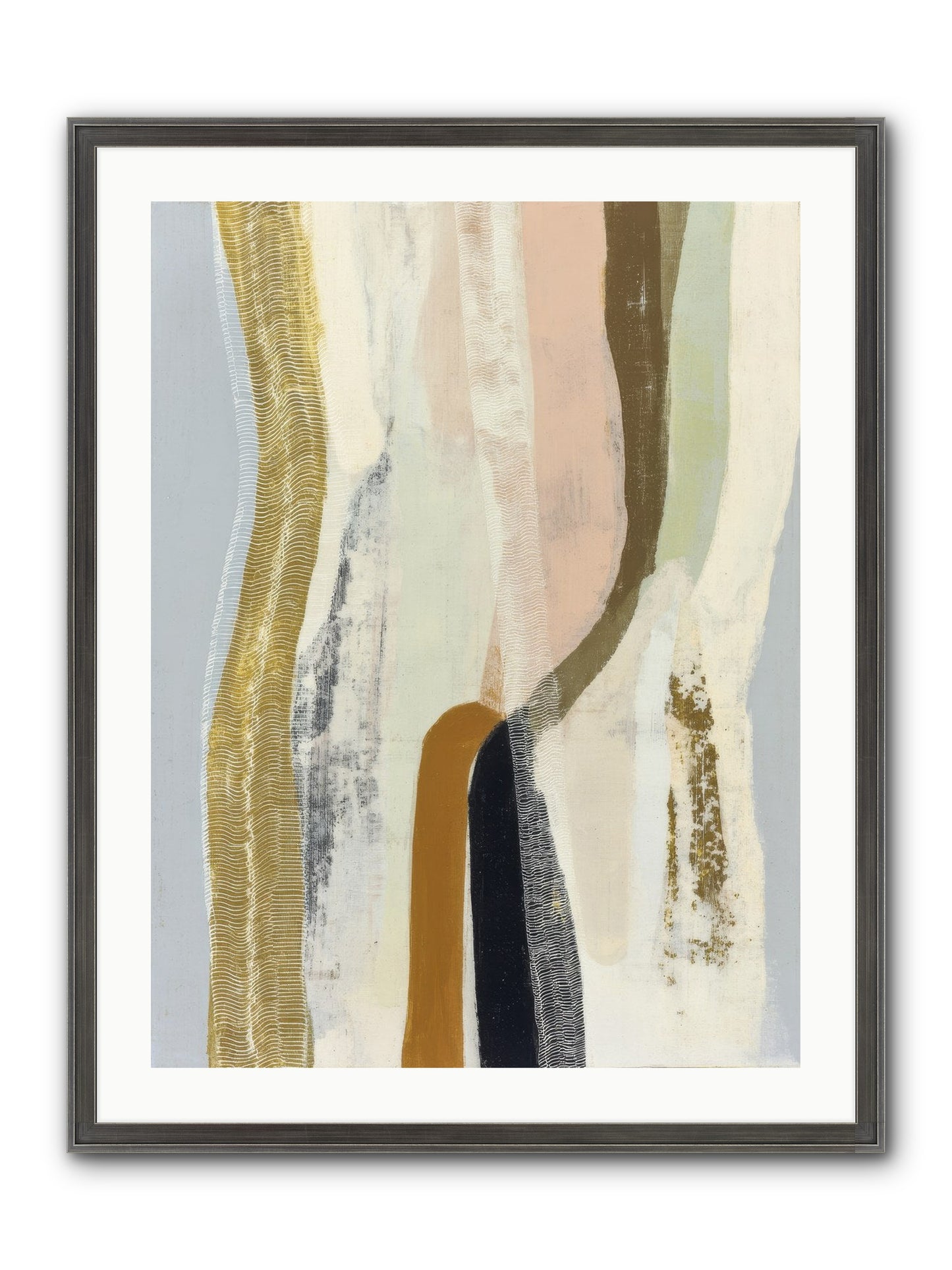 Quell Framed Print - Slimwoods Black/Silver 24x32