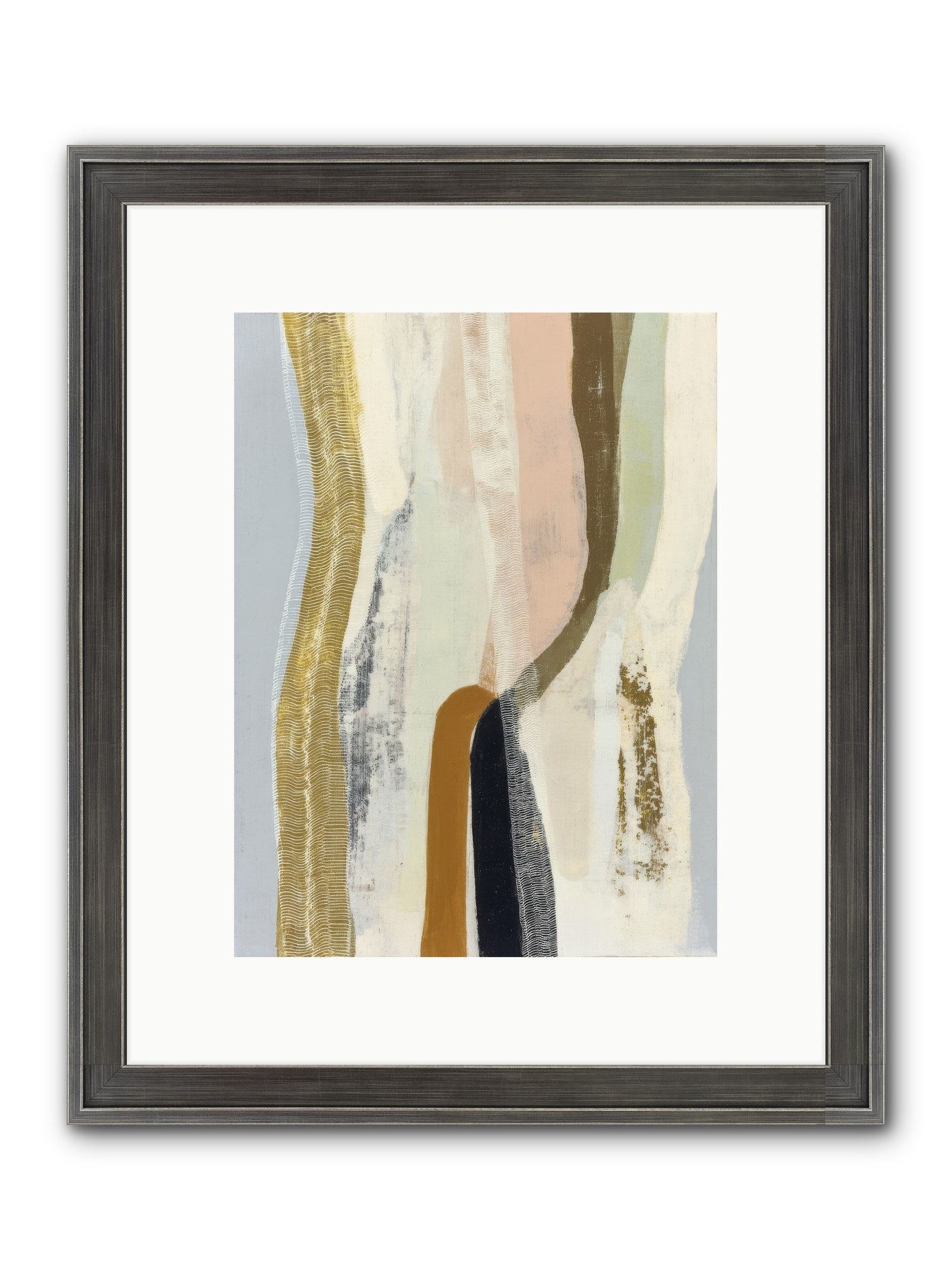 Quell Framed Print - Slimwoods Black/Silver 9x12