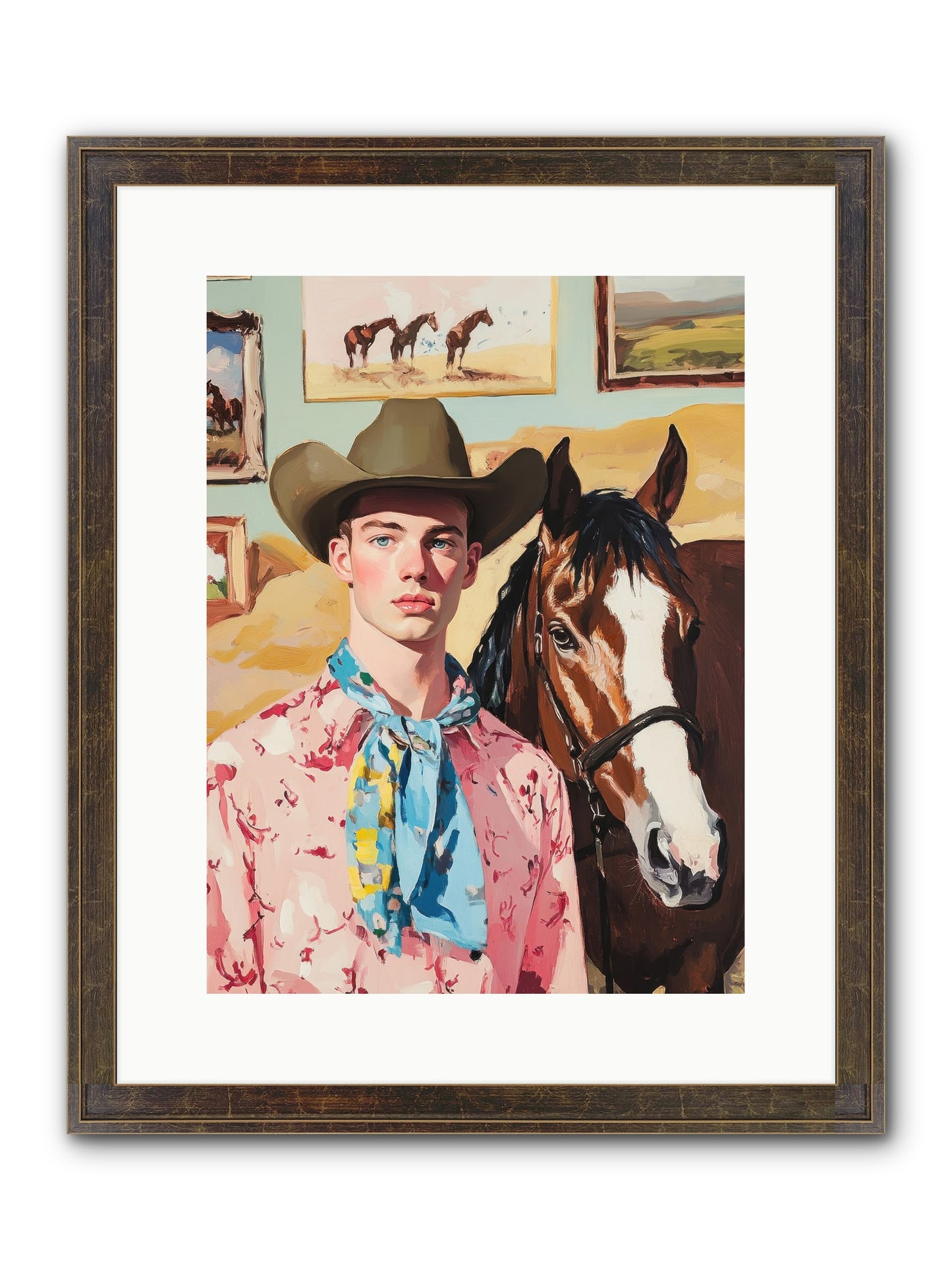 Quicksilver Fable Framed Print - Slimwoods Black/Gold 12x16