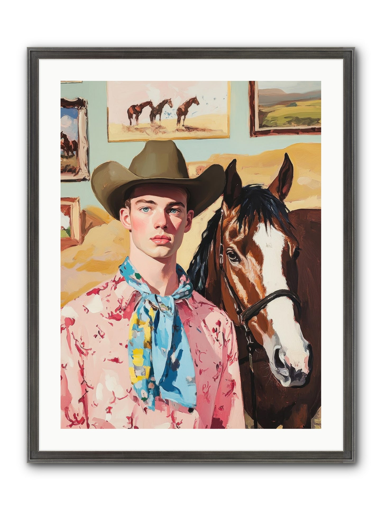 Quicksilver Fable Framed Print - Slimwoods Black/Silver 24x32