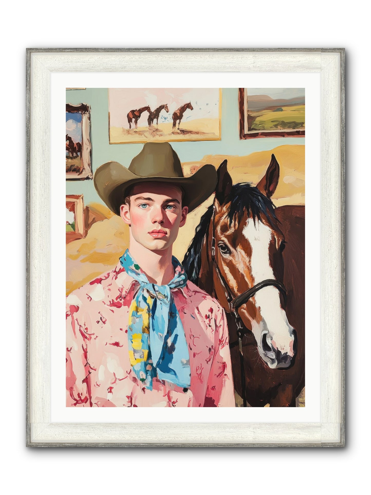 Quicksilver Fable Framed Print - Driftwood White 30x40
