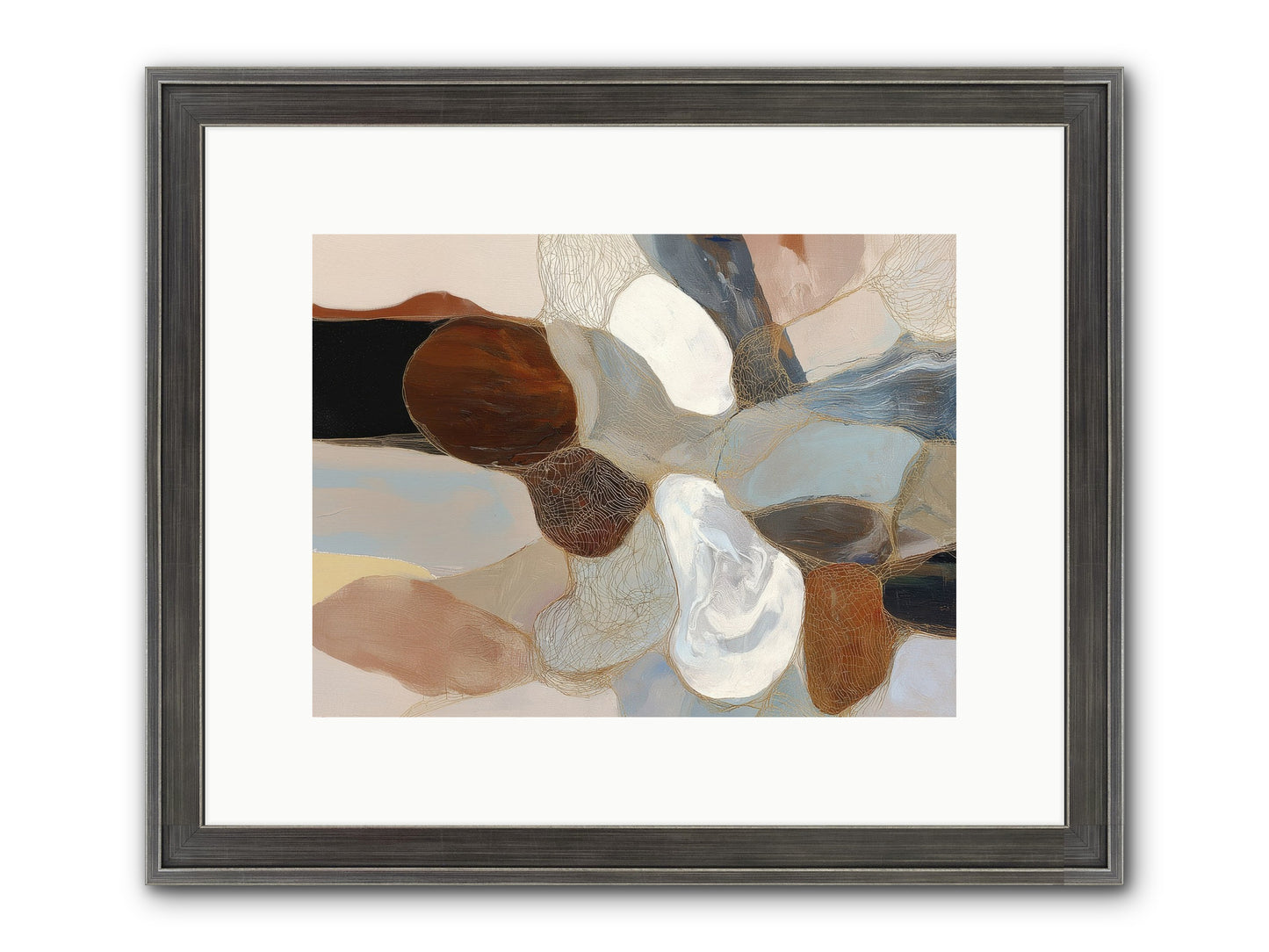 Quiescent Framed Print - Slimwoods Black/Silver 12x9