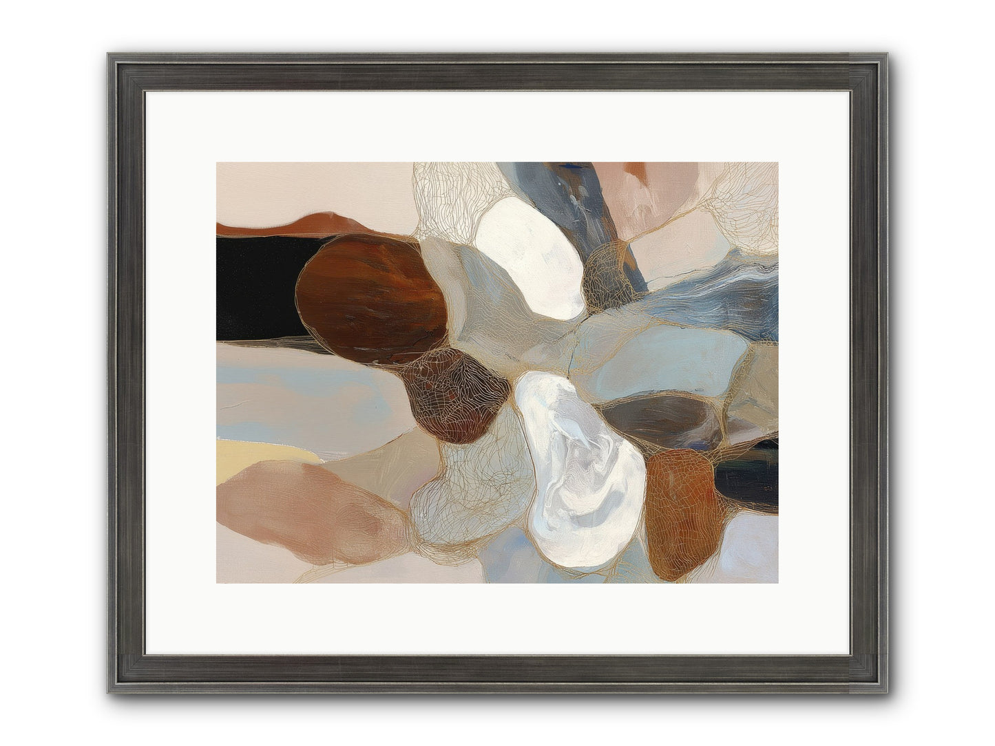 Quiescent Framed Print - Slimwoods Black/Silver 16x12