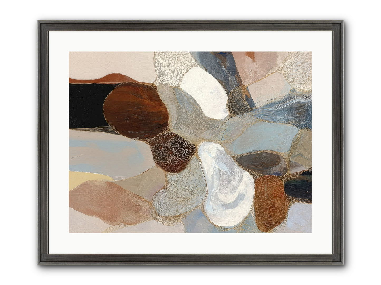 Quiescent Framed Print - Slimwoods Black/Silver 24x18