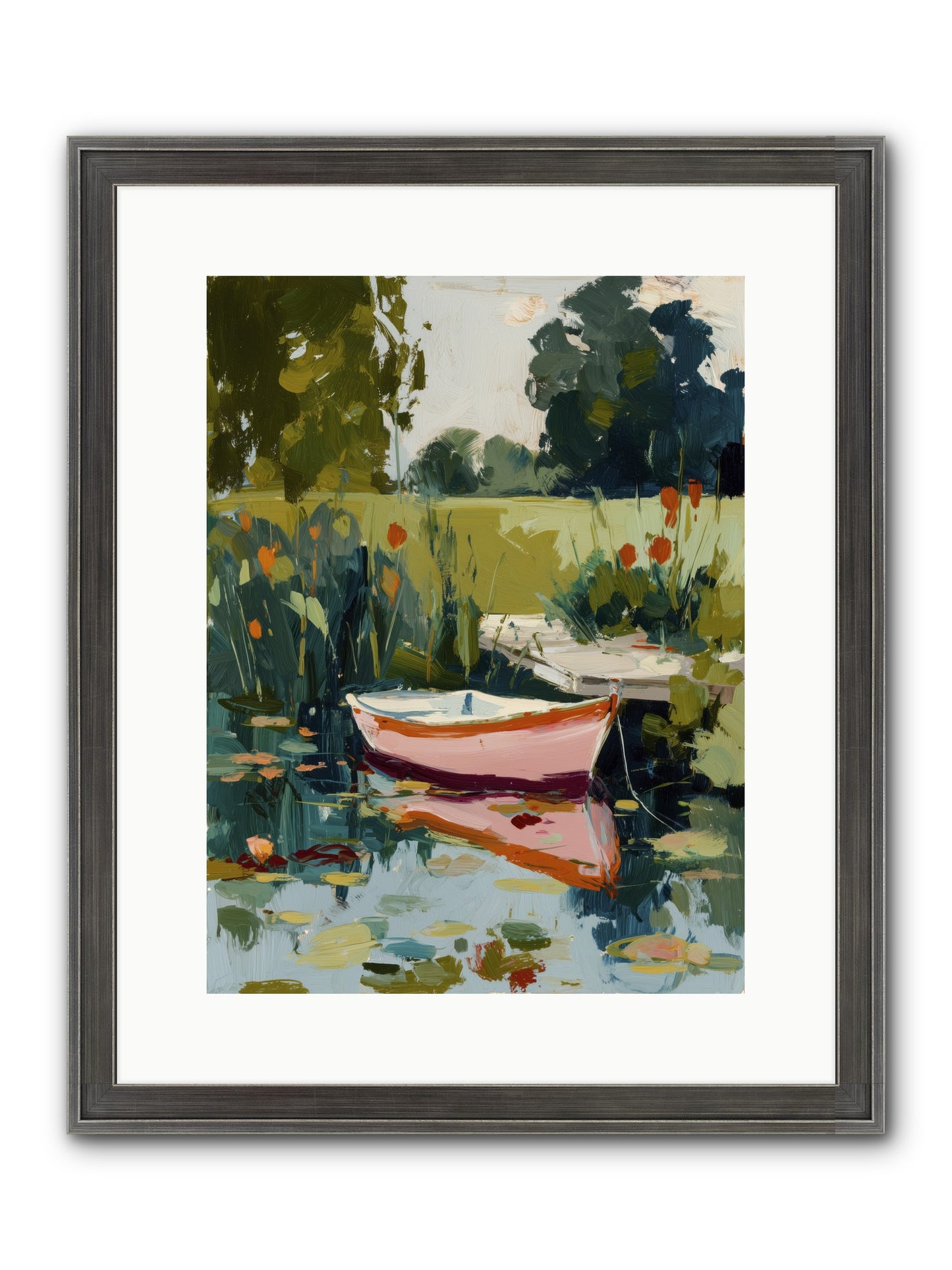 Quiet Adventures Framed Print - Slimwoods Black/Silver 12x16