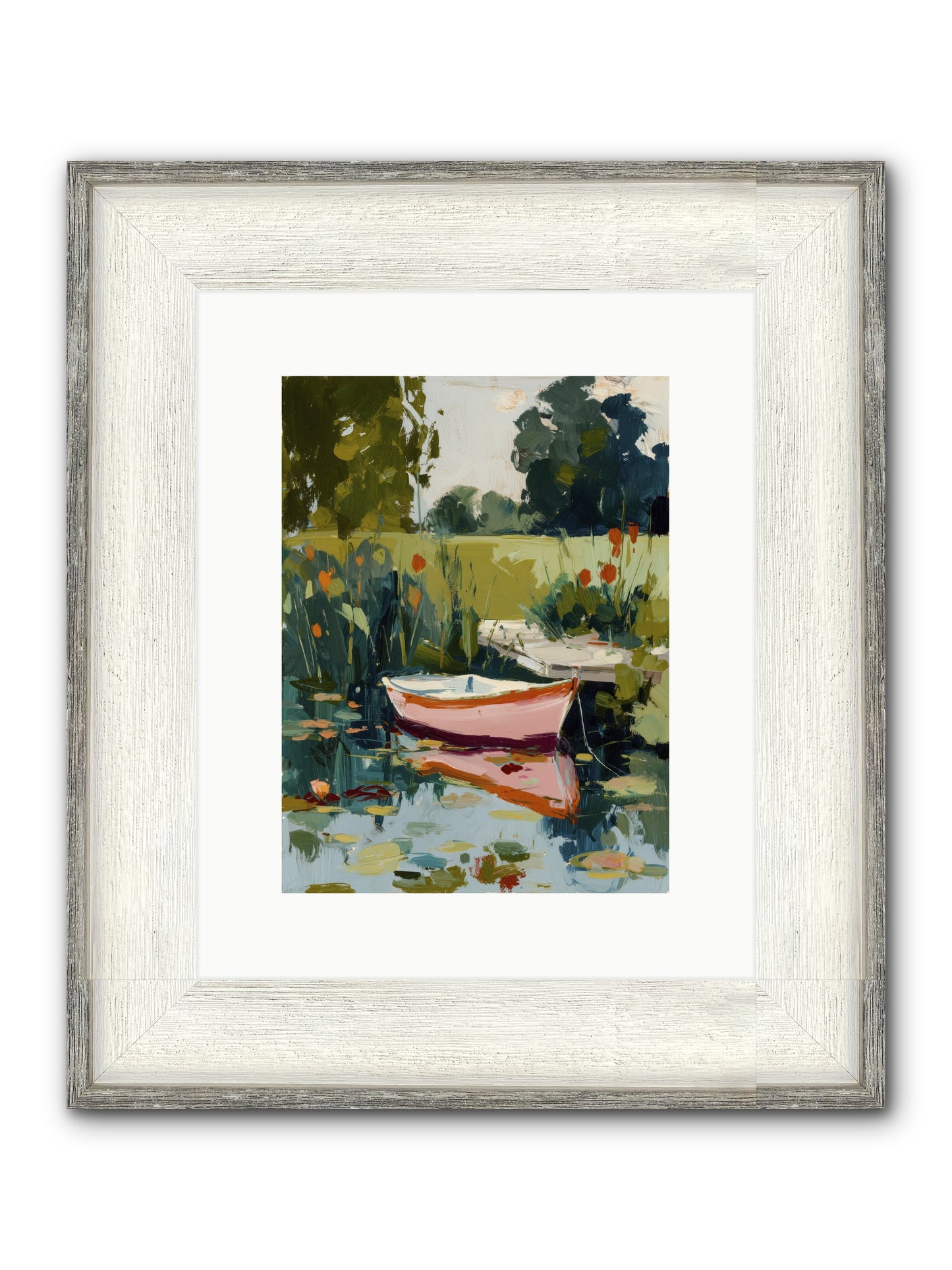 Quiet Adventures Framed Print - Driftwood White 9x12