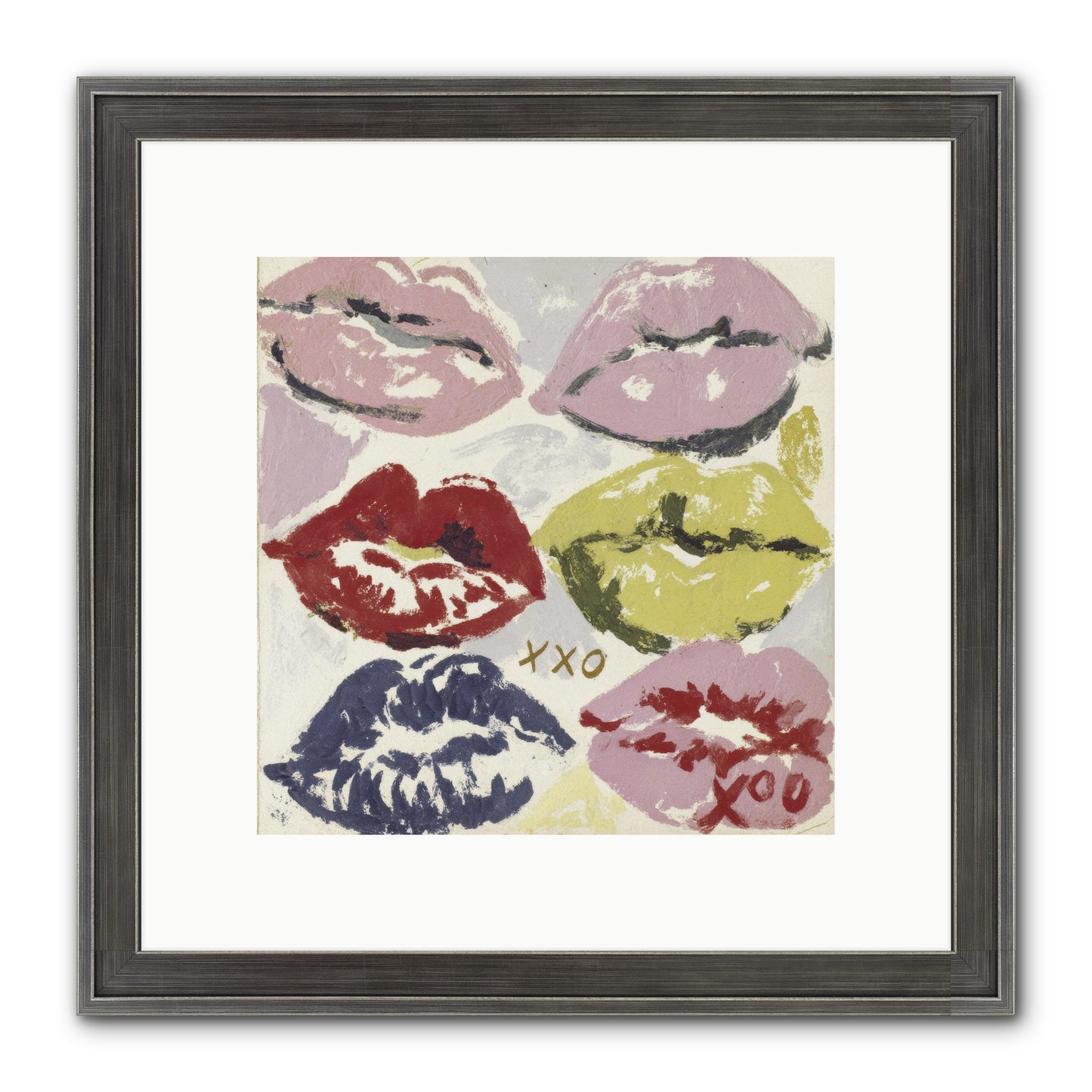 Quiet Heart Framed Print - Slimwoods Black/Silver 10x10
