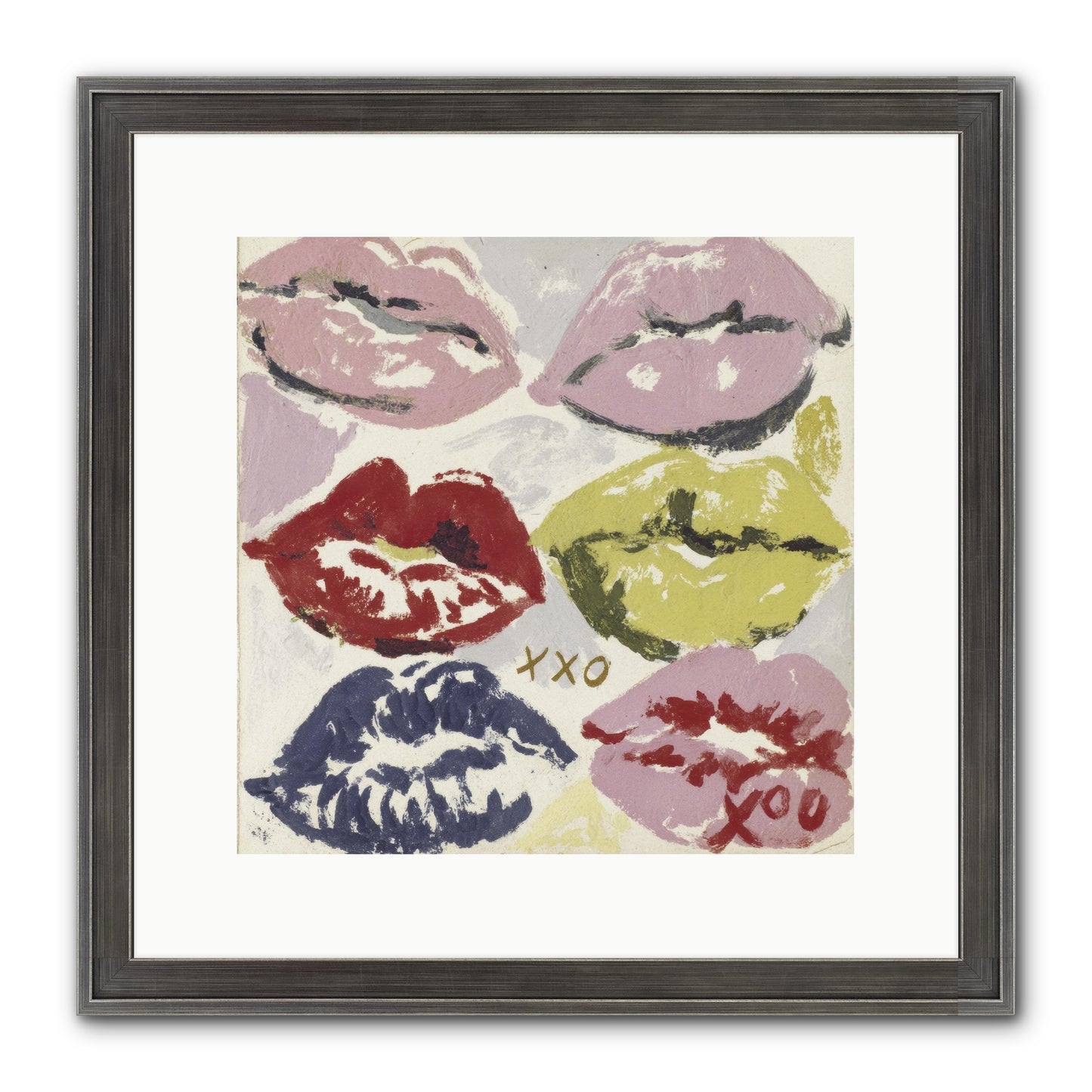 Quiet Heart Framed Print - Slimwoods Black/Silver 12x12