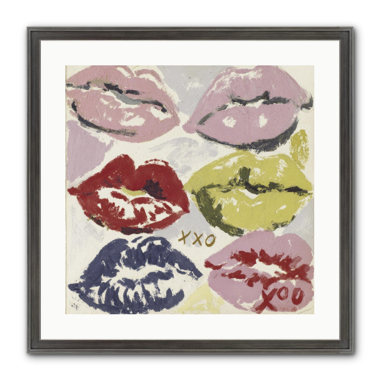 Quiet Heart Framed Print - Slimwoods Black/Silver 20x20