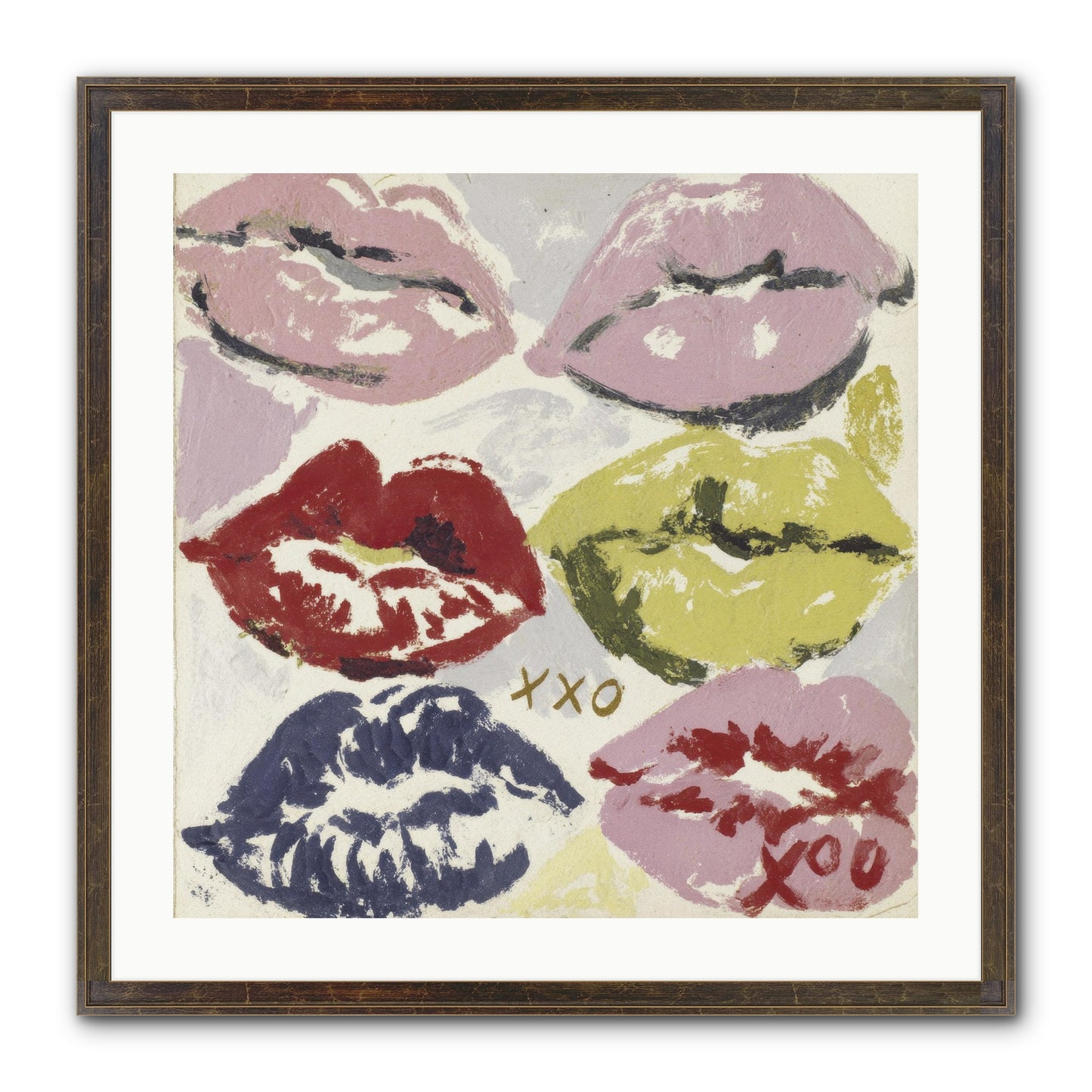 Quiet Heart Framed Print - Slimwoods Black/Gold 24x24