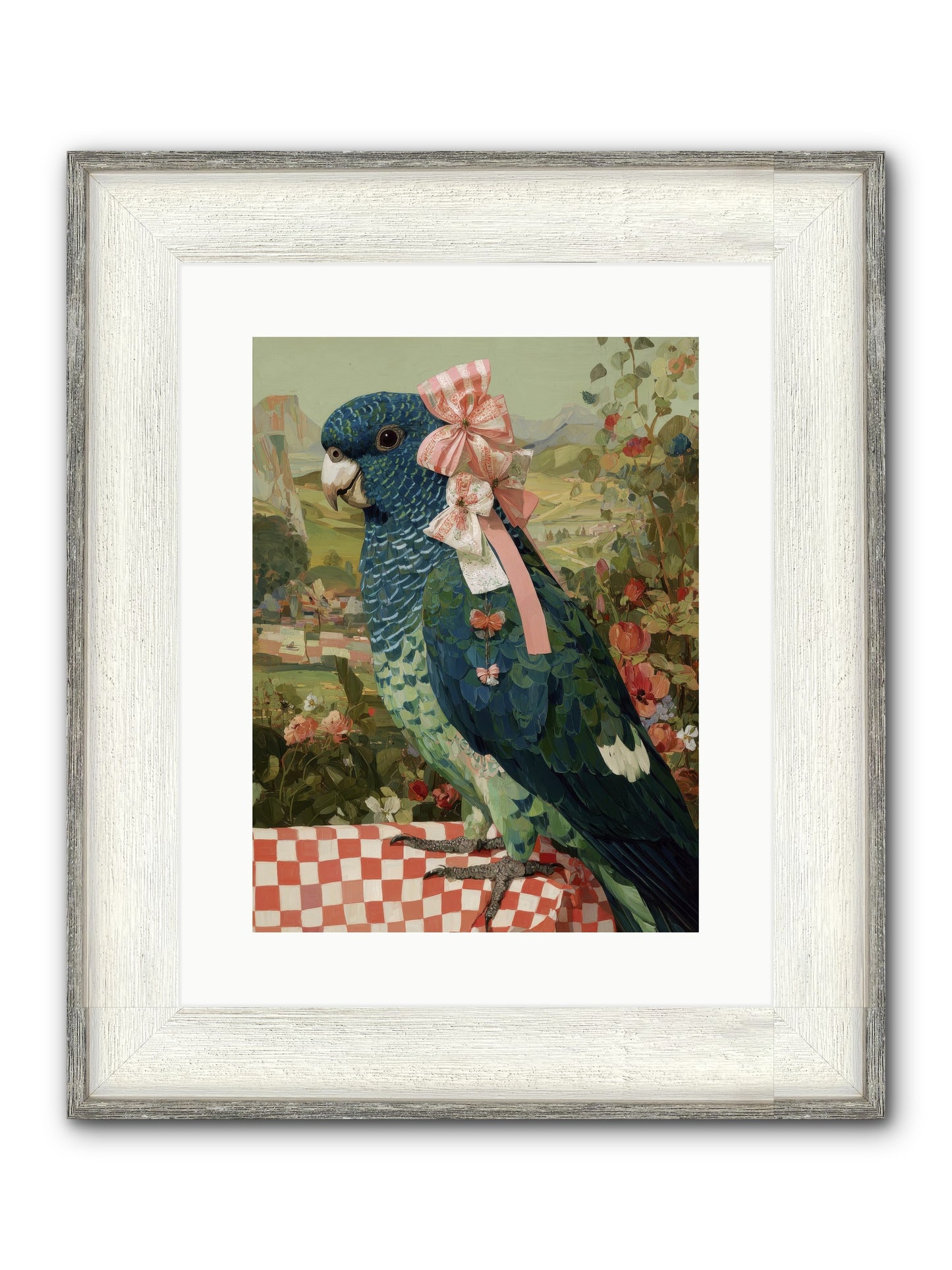 Quiet Margins Framed Print - Driftwood White 12x16