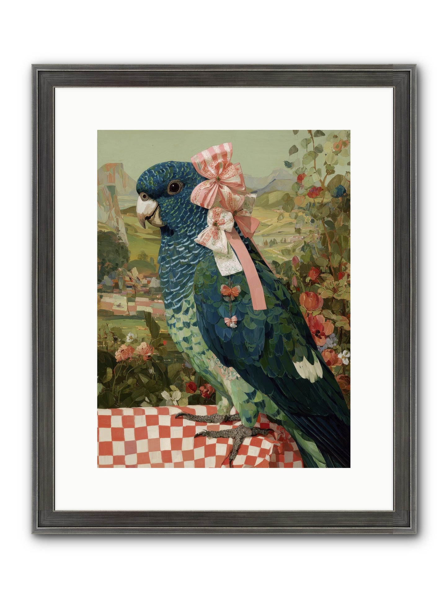 Quiet Margins Framed Print - Slimwoods Black/Silver 12x16