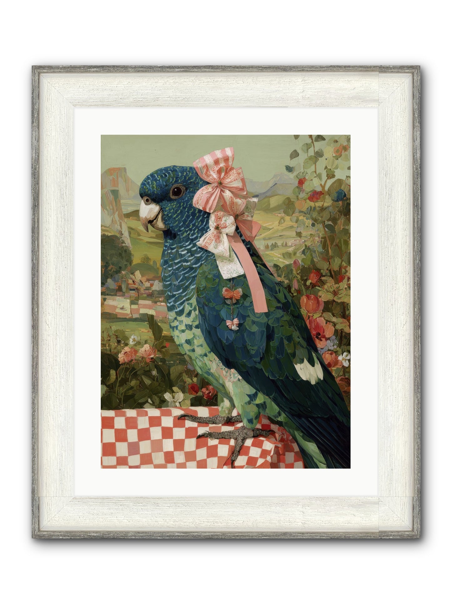 Quiet Margins Framed Print - Driftwood White 18x24