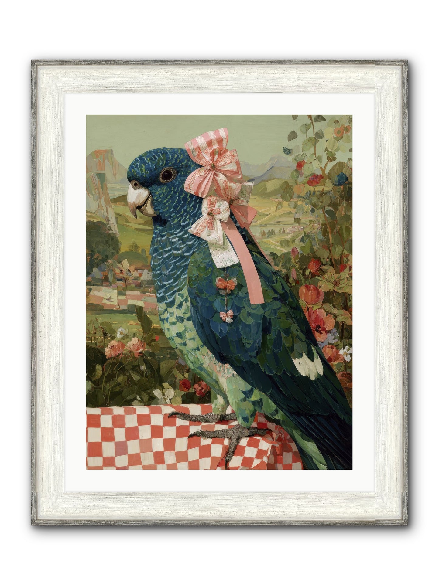 Quiet Margins Framed Print - Driftwood White 24x32