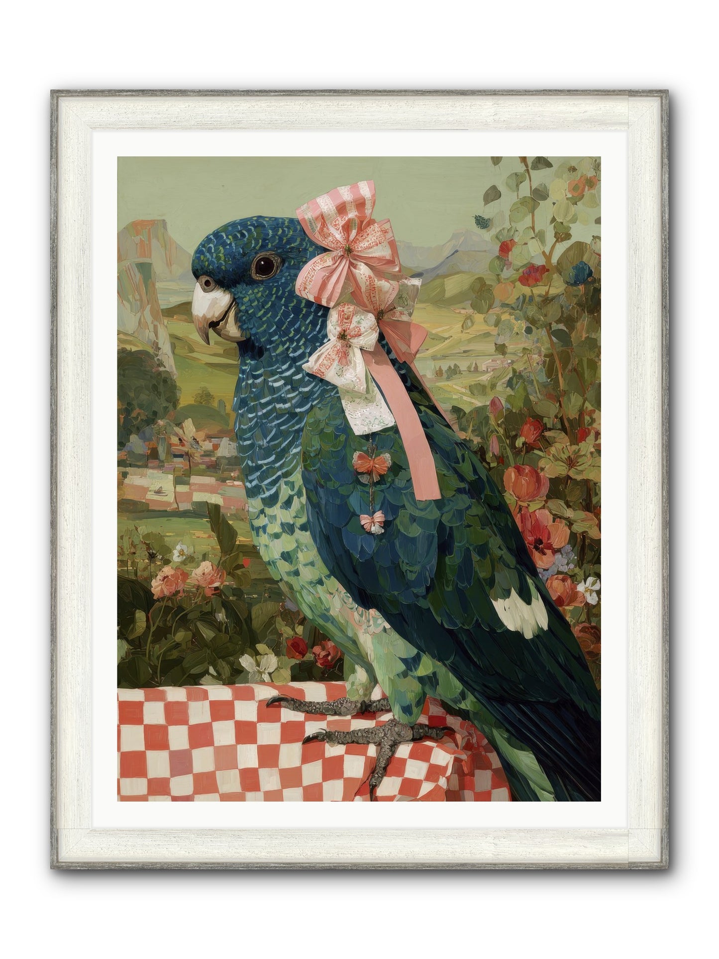 Quiet Margins Framed Print - Driftwood White 36x48