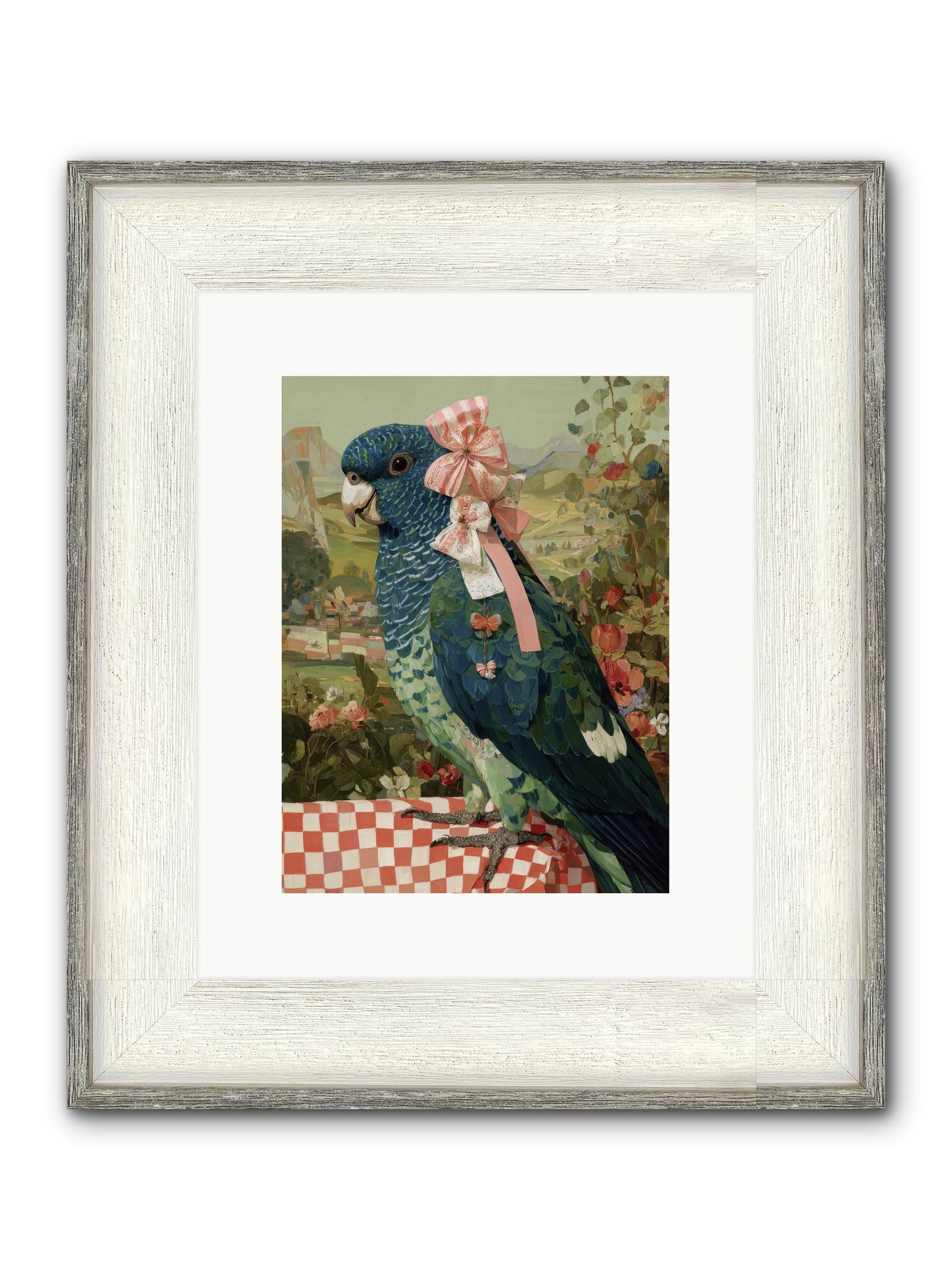 Quiet Margins Framed Print - Driftwood White 9x12