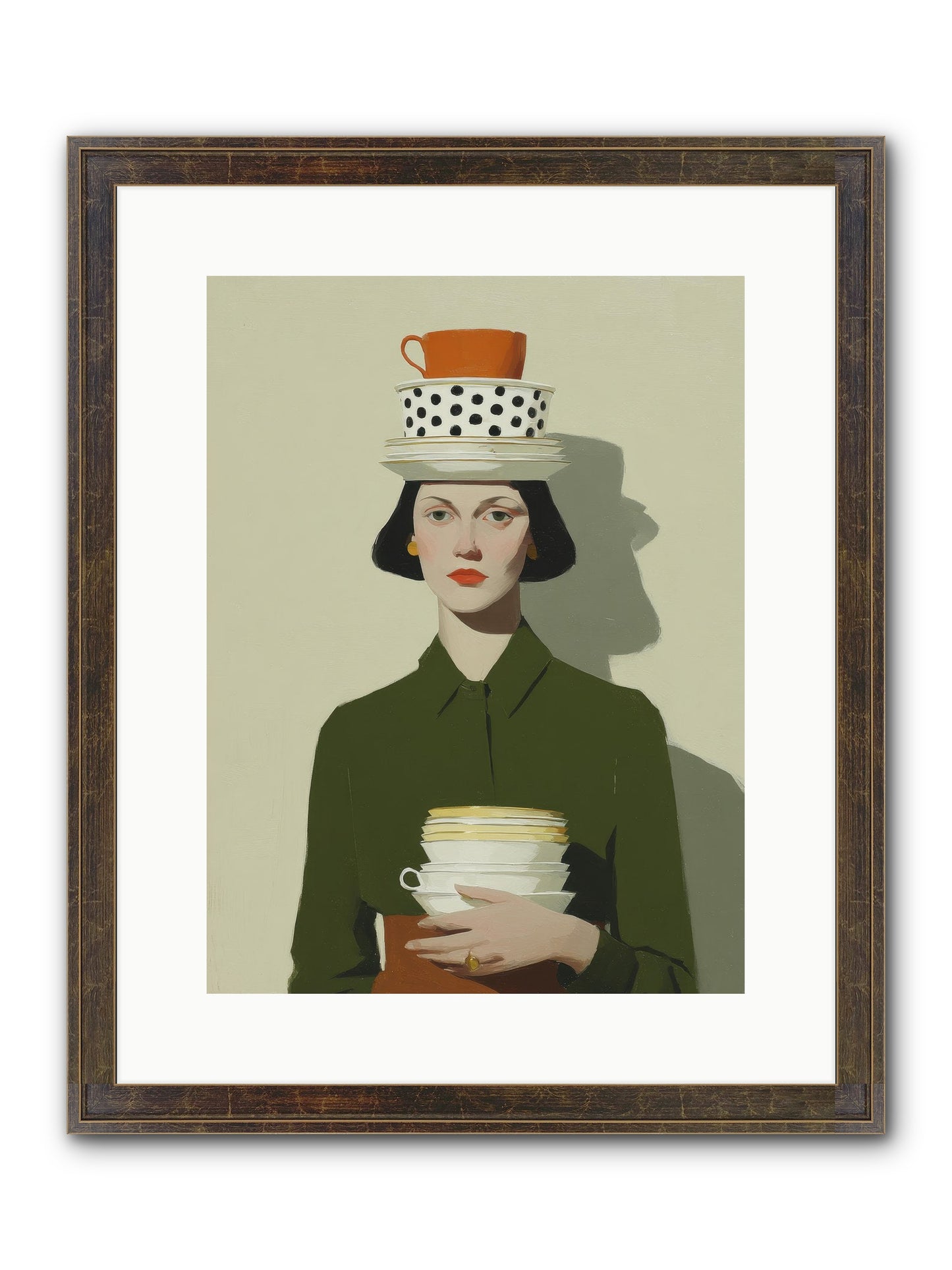Quiet Passage Framed Print - Slimwoods Black/Gold 12x16