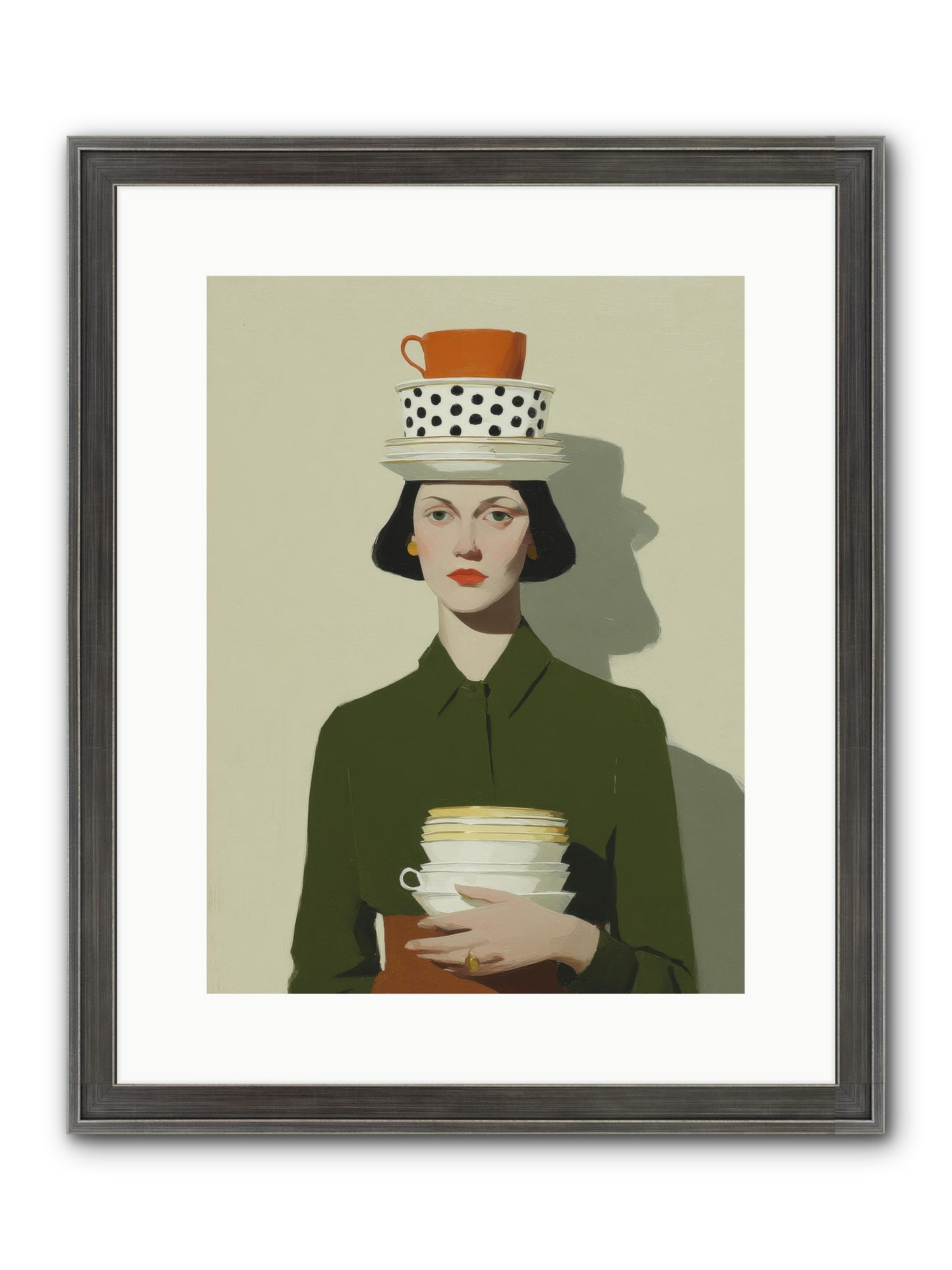 Quiet Passage Framed Print - Slimwoods Black/Silver 12x16