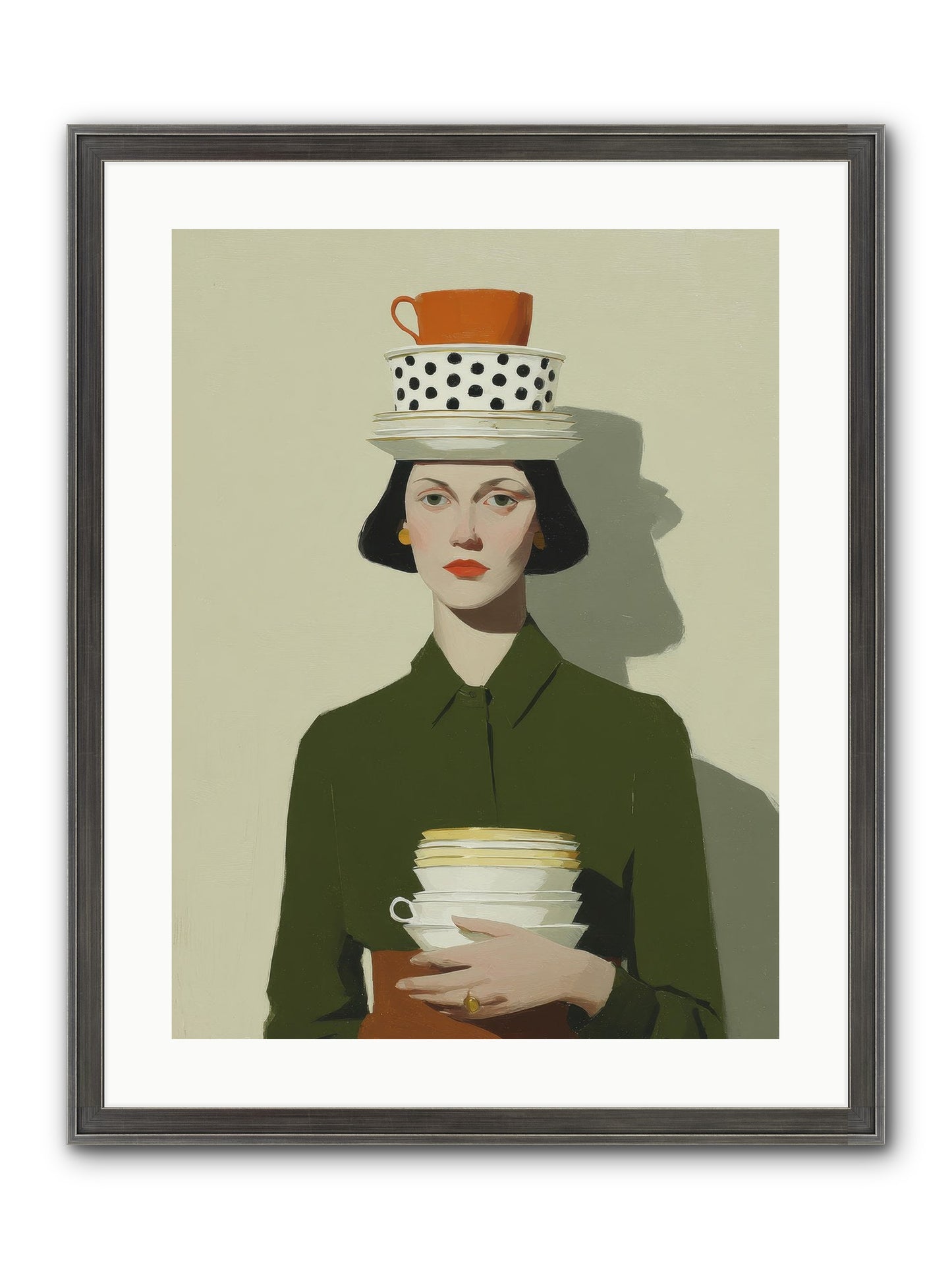 Quiet Passage Framed Print - Slimwoods Black/Silver 18x24