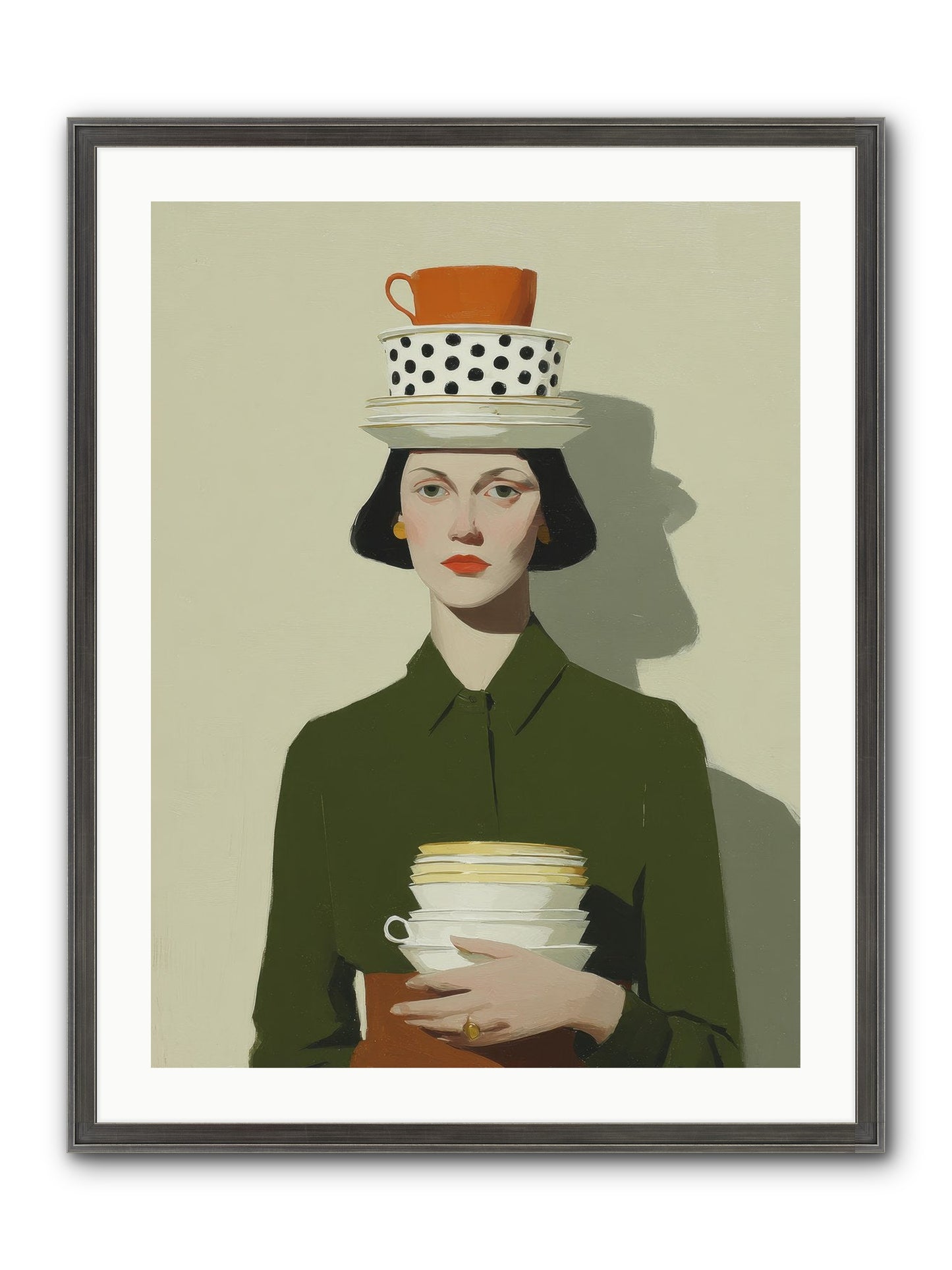Quiet Passage Framed Print - Slimwoods Black/Silver 24x32