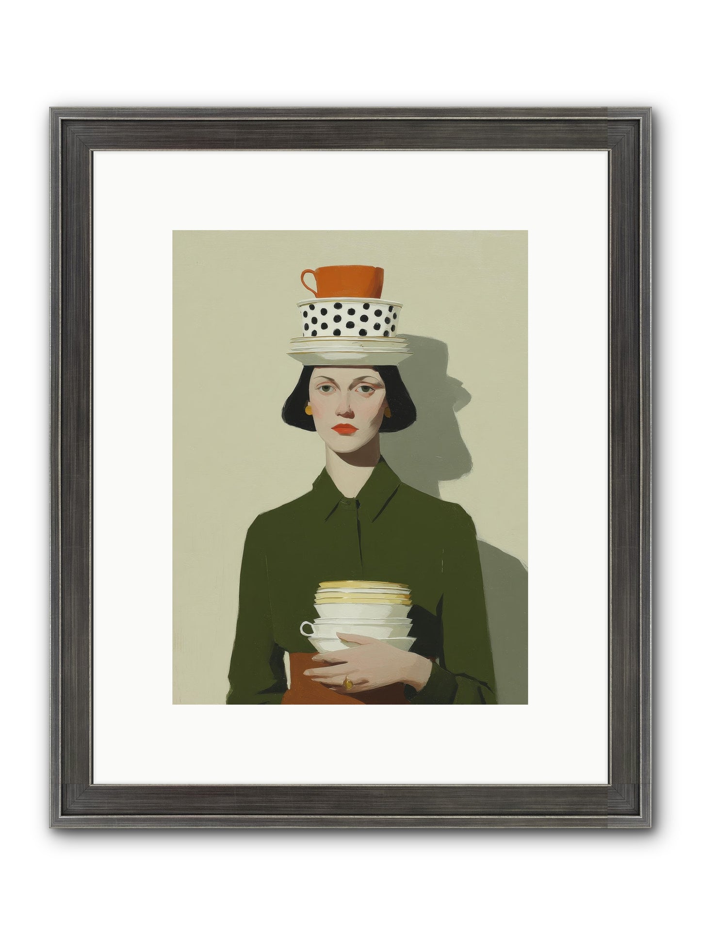 Quiet Passage Framed Print - Slimwoods Black/Silver 9x12