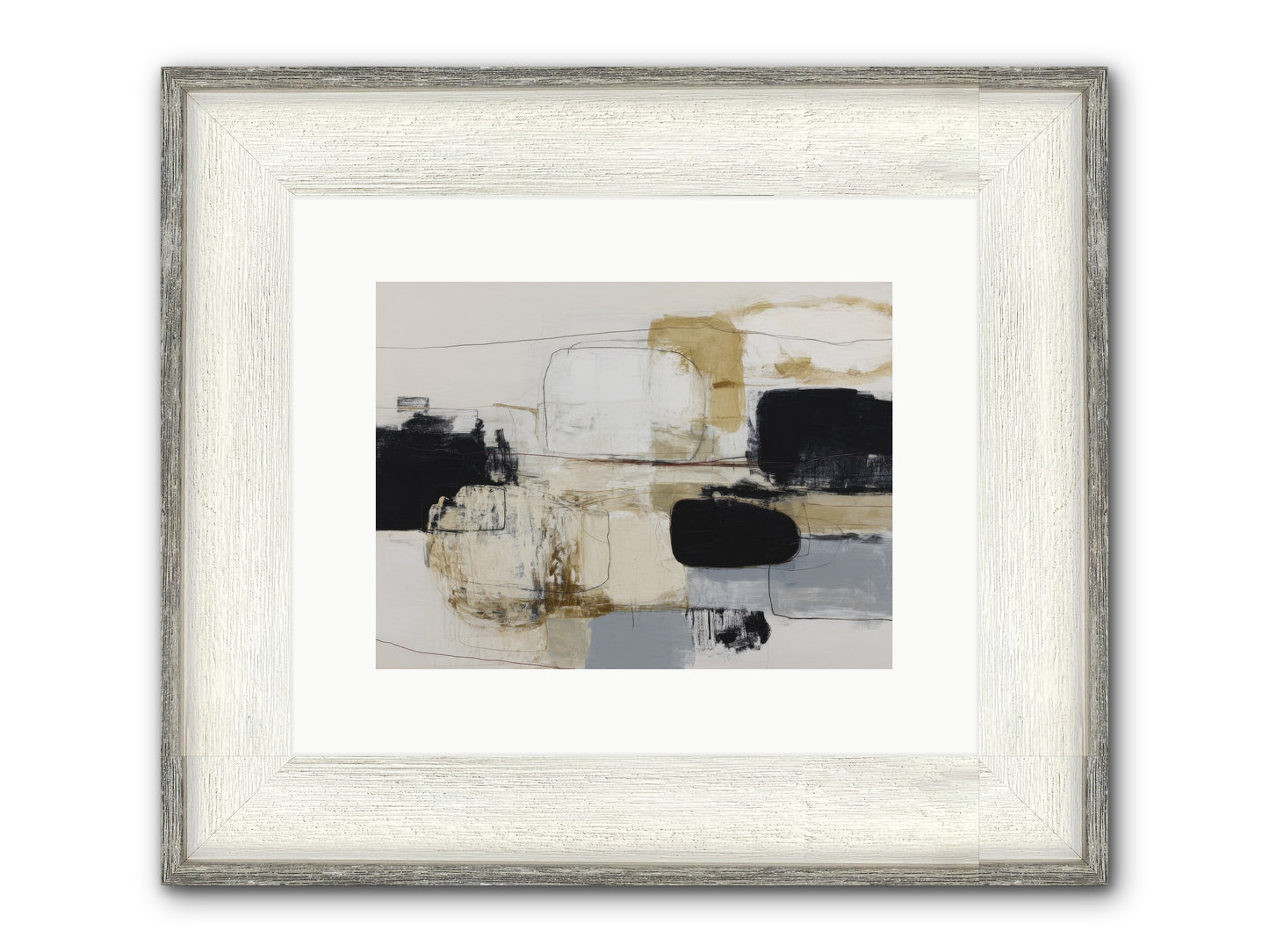 Quiet Revolution Framed Print - Driftwood White 12x9