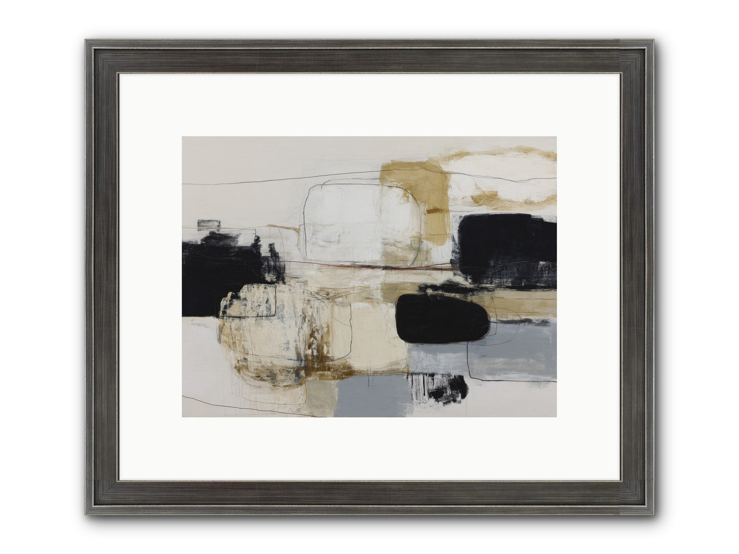 Quiet Revolution Framed Print - Slimwoods Black/Silver 12x9