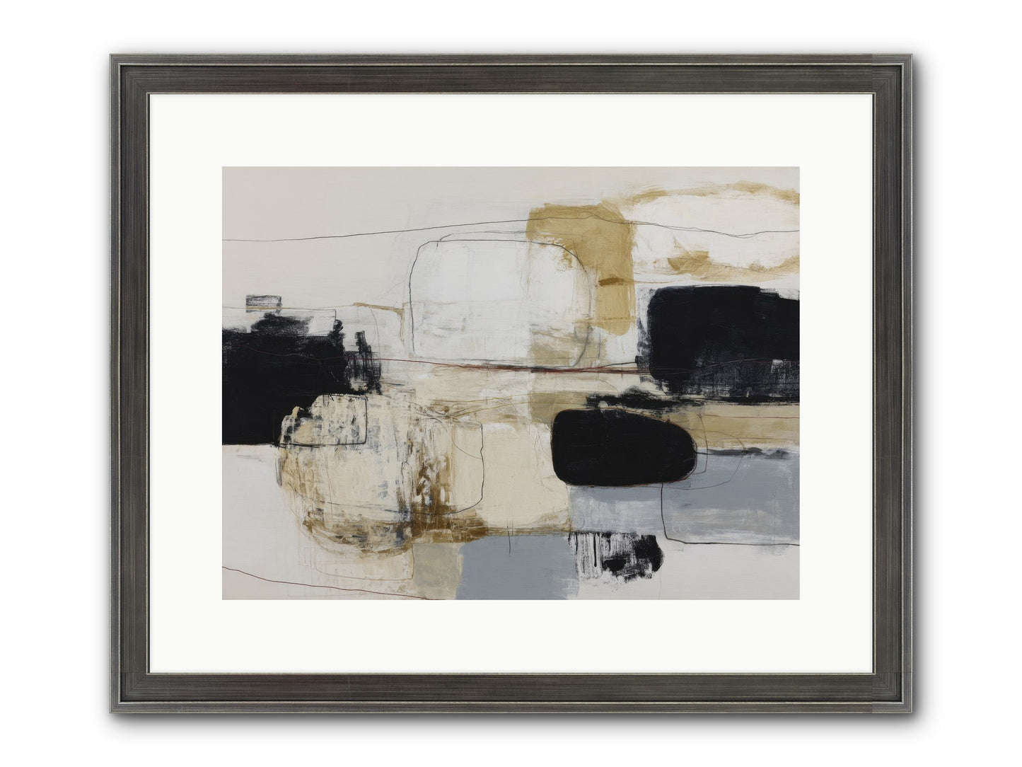 Quiet Revolution Framed Print - Slimwoods Black/Silver 16x12