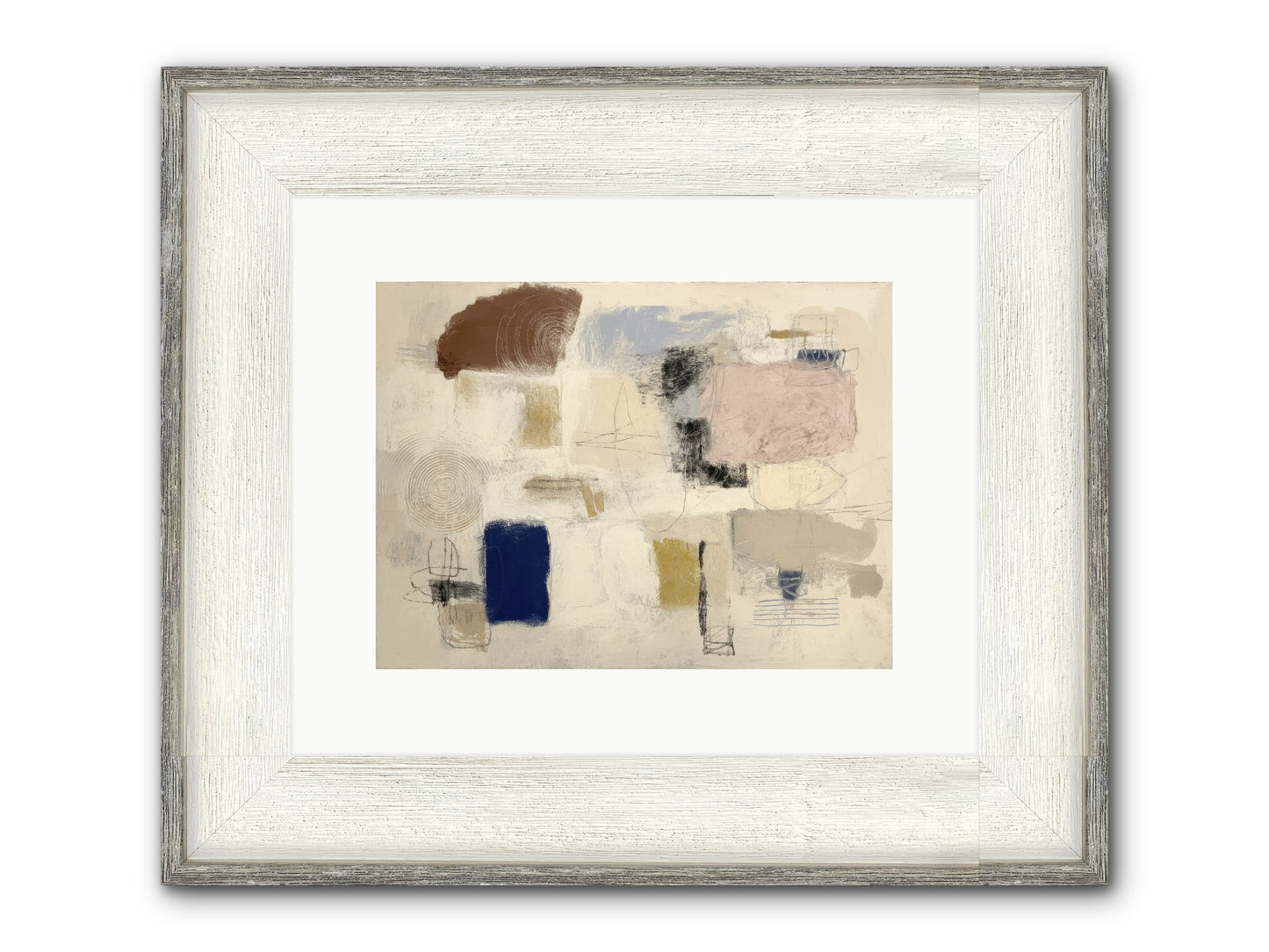 Quiet Ritual Framed Print - Driftwood White 12x9