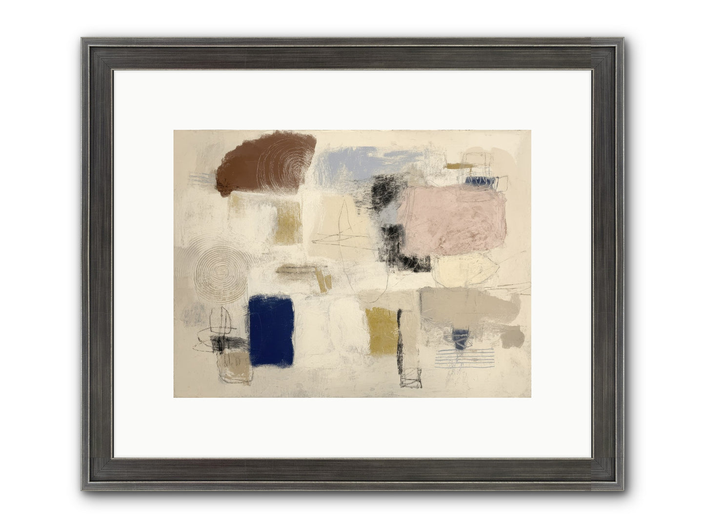 Quiet Ritual Framed Print - Slimwoods Black/Silver 12x9