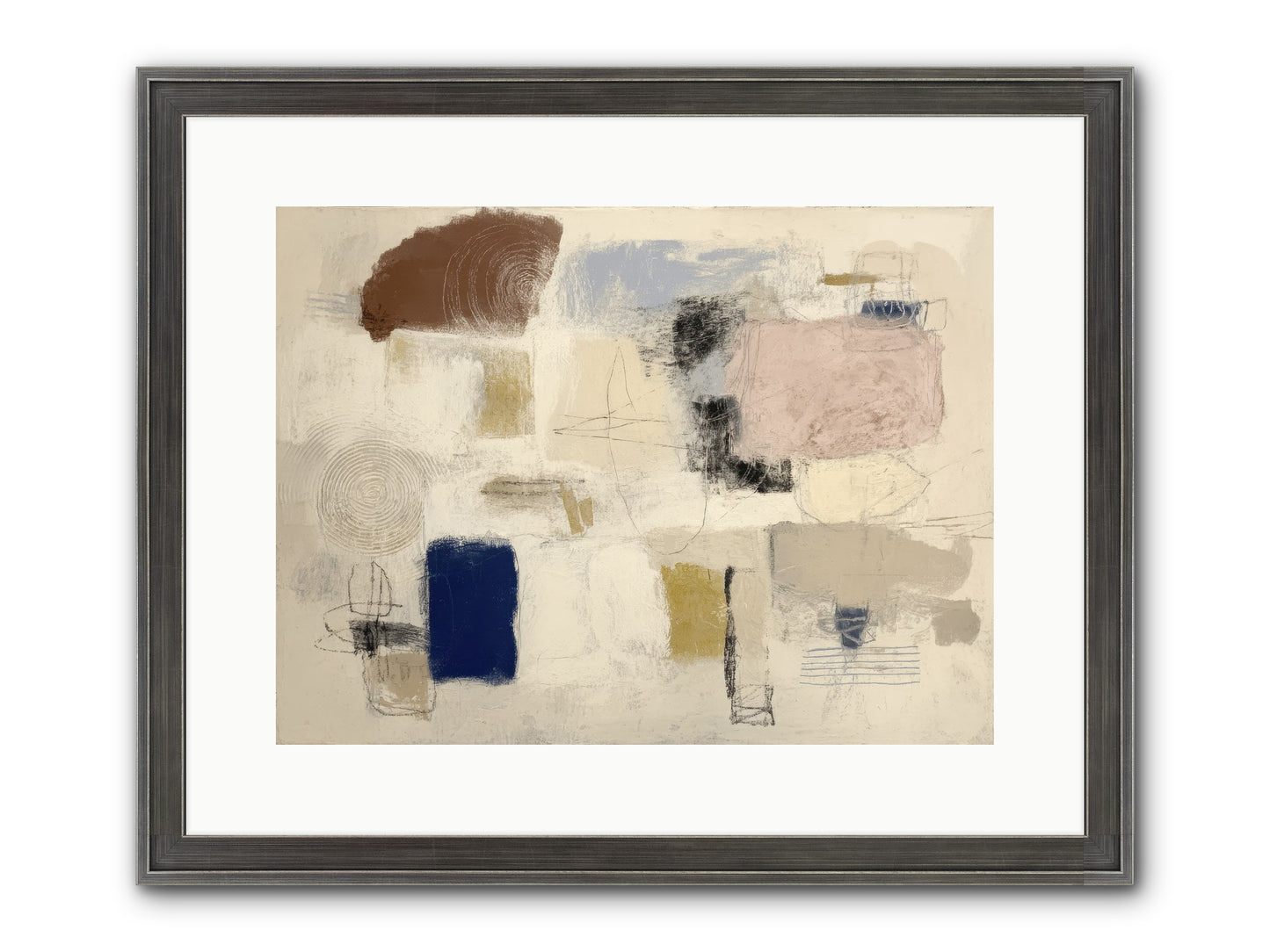 Quiet Ritual Framed Print - Slimwoods Black/Silver 16x12