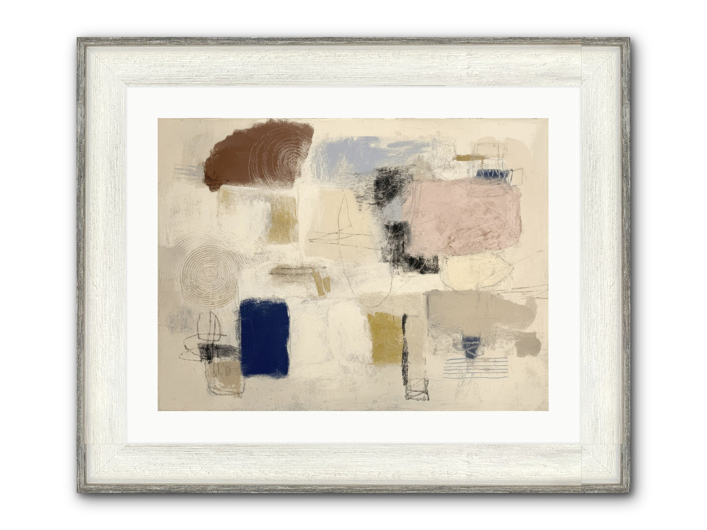 Quiet Ritual Framed Print - Driftwood White 24x18