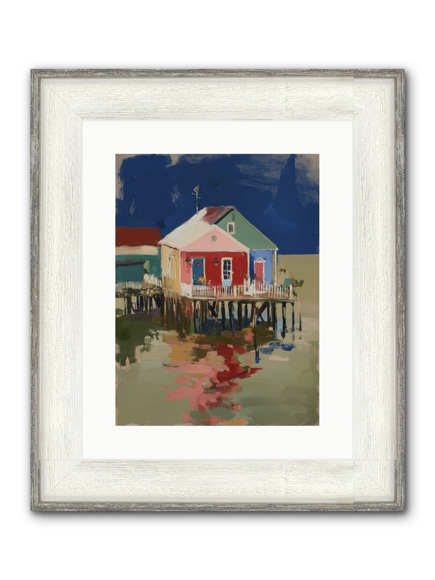 Quiet Spirits Framed Print - Driftwood White 12x16