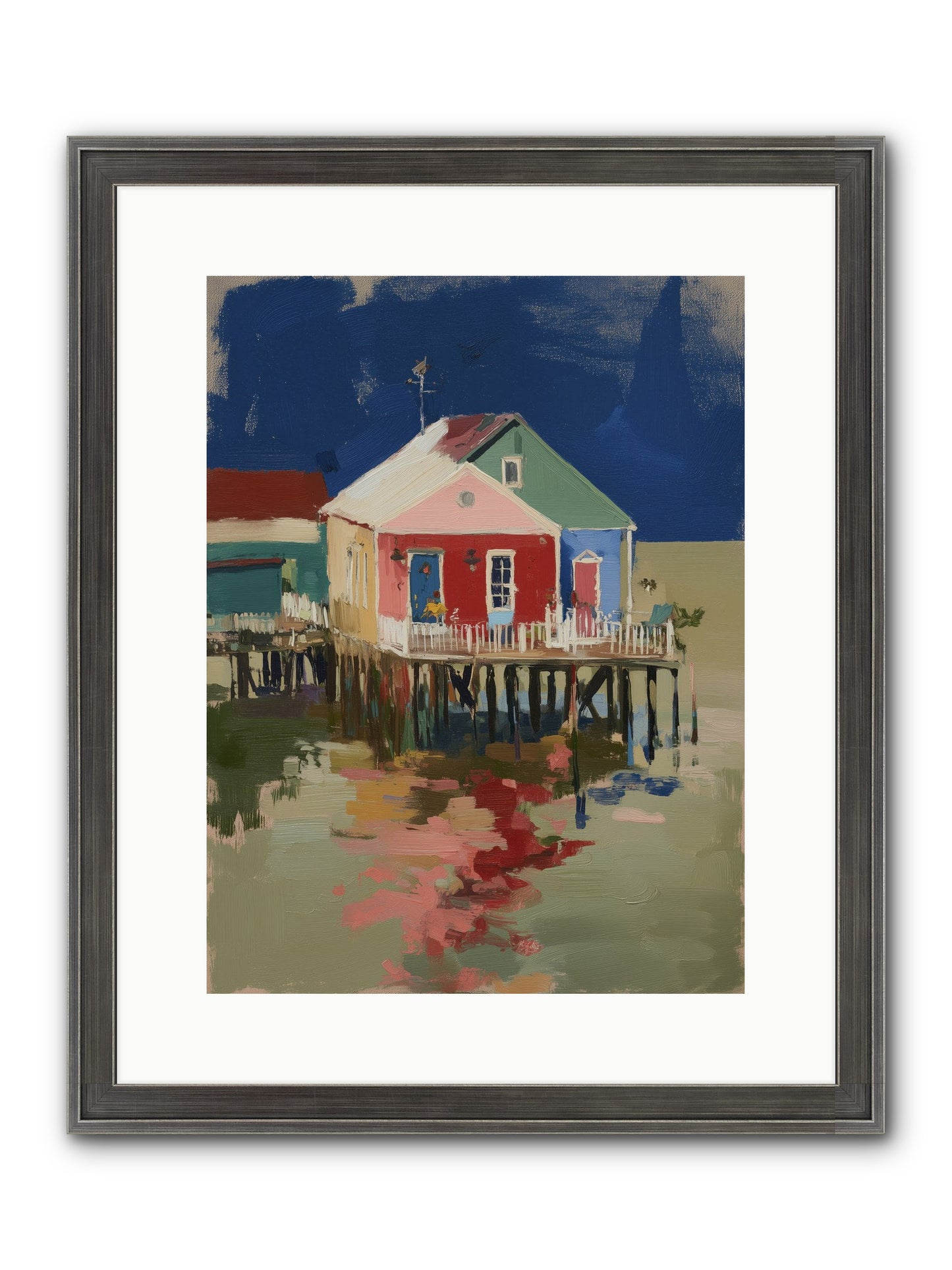 Quiet Spirits Framed Print - Slimwoods Black/Silver 12x16
