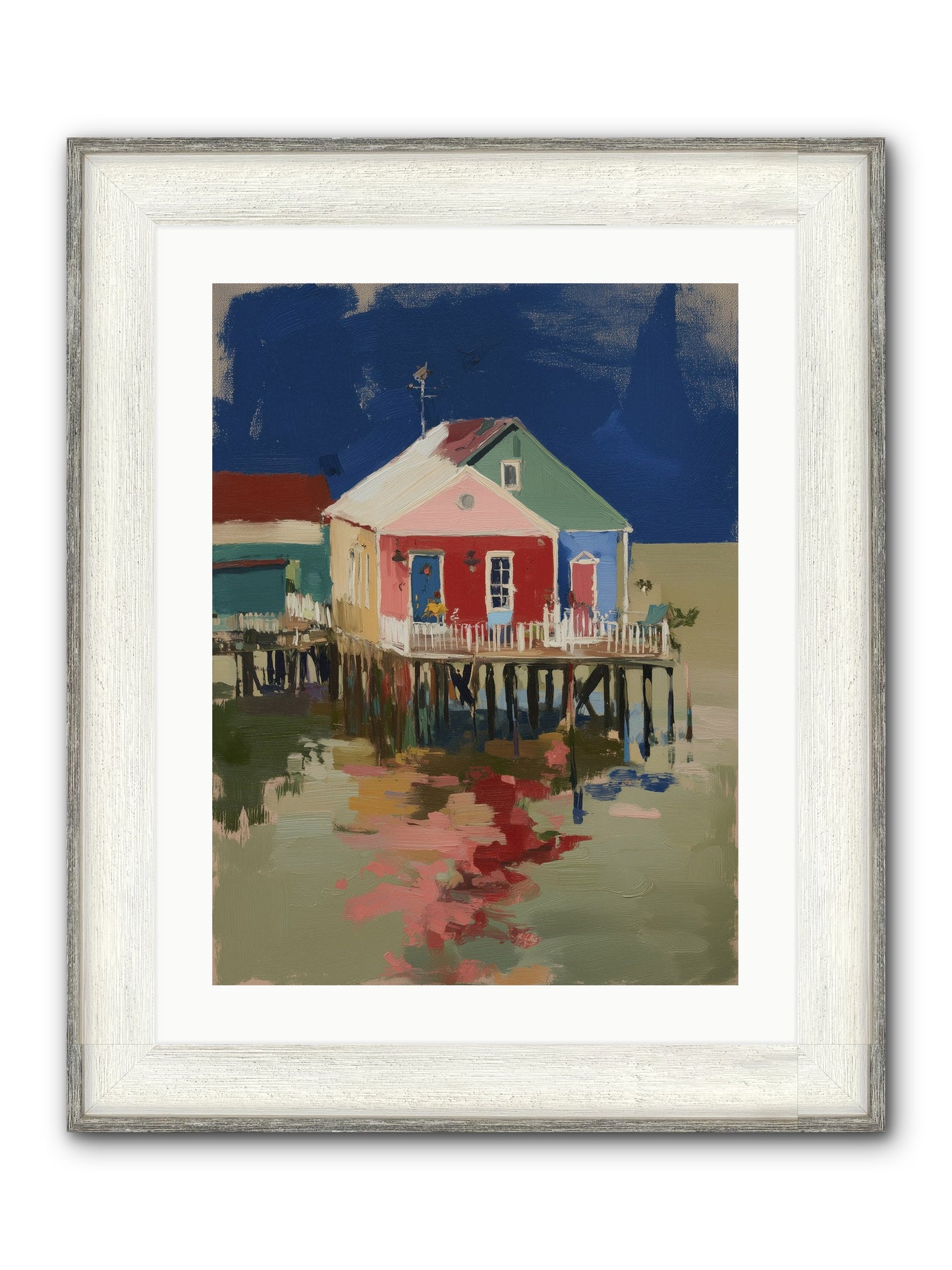 Quiet Spirits Framed Print - Driftwood White 18x24