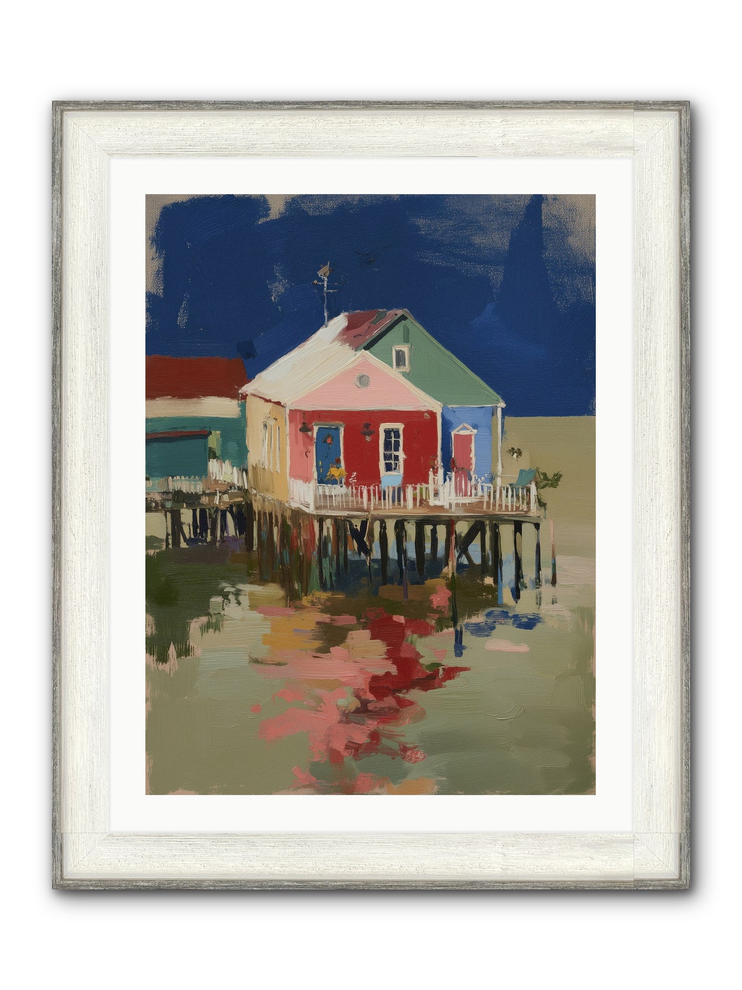 Quiet Spirits Framed Print - Driftwood White 24x32